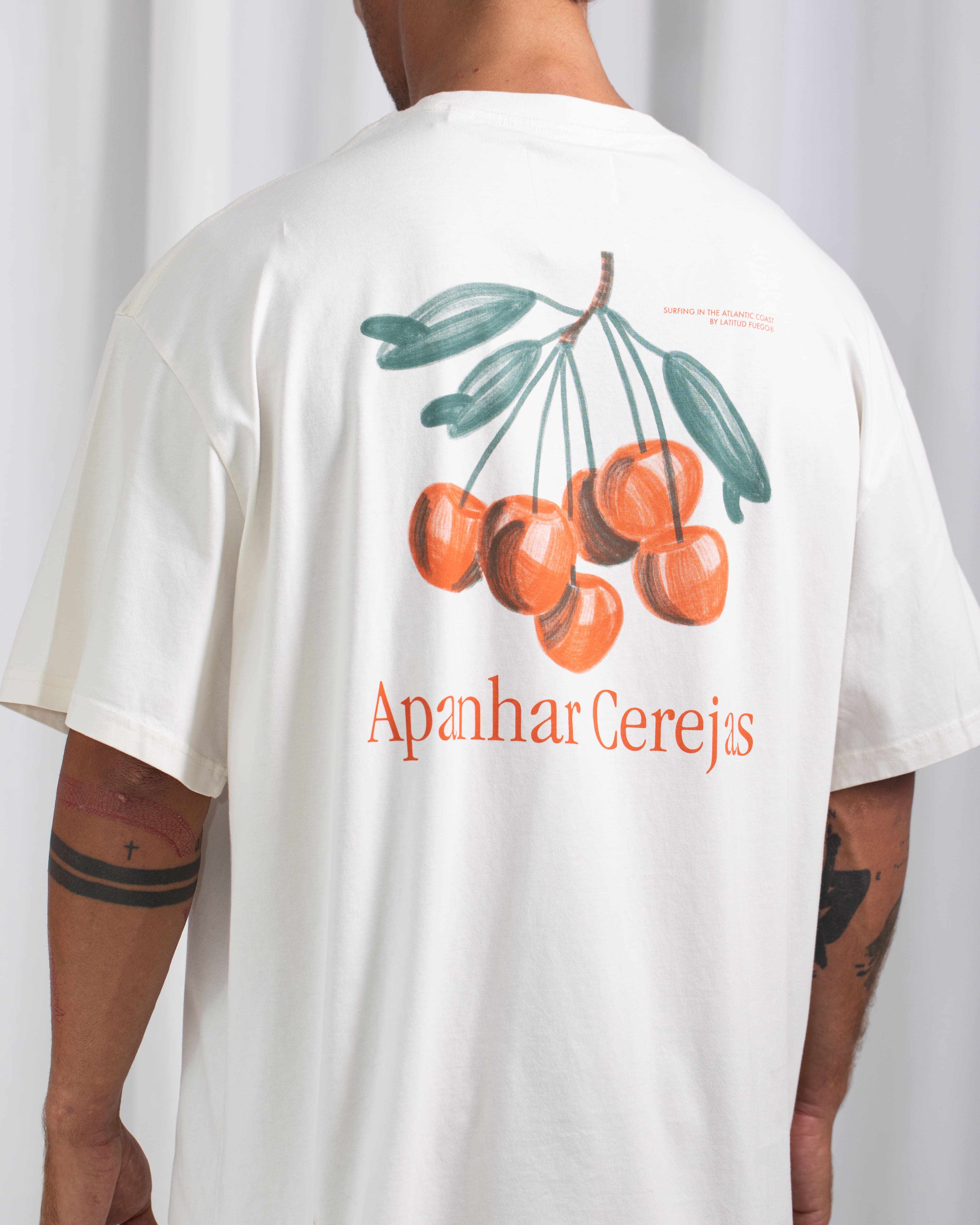 AC Cherries T-shirt · Ecru