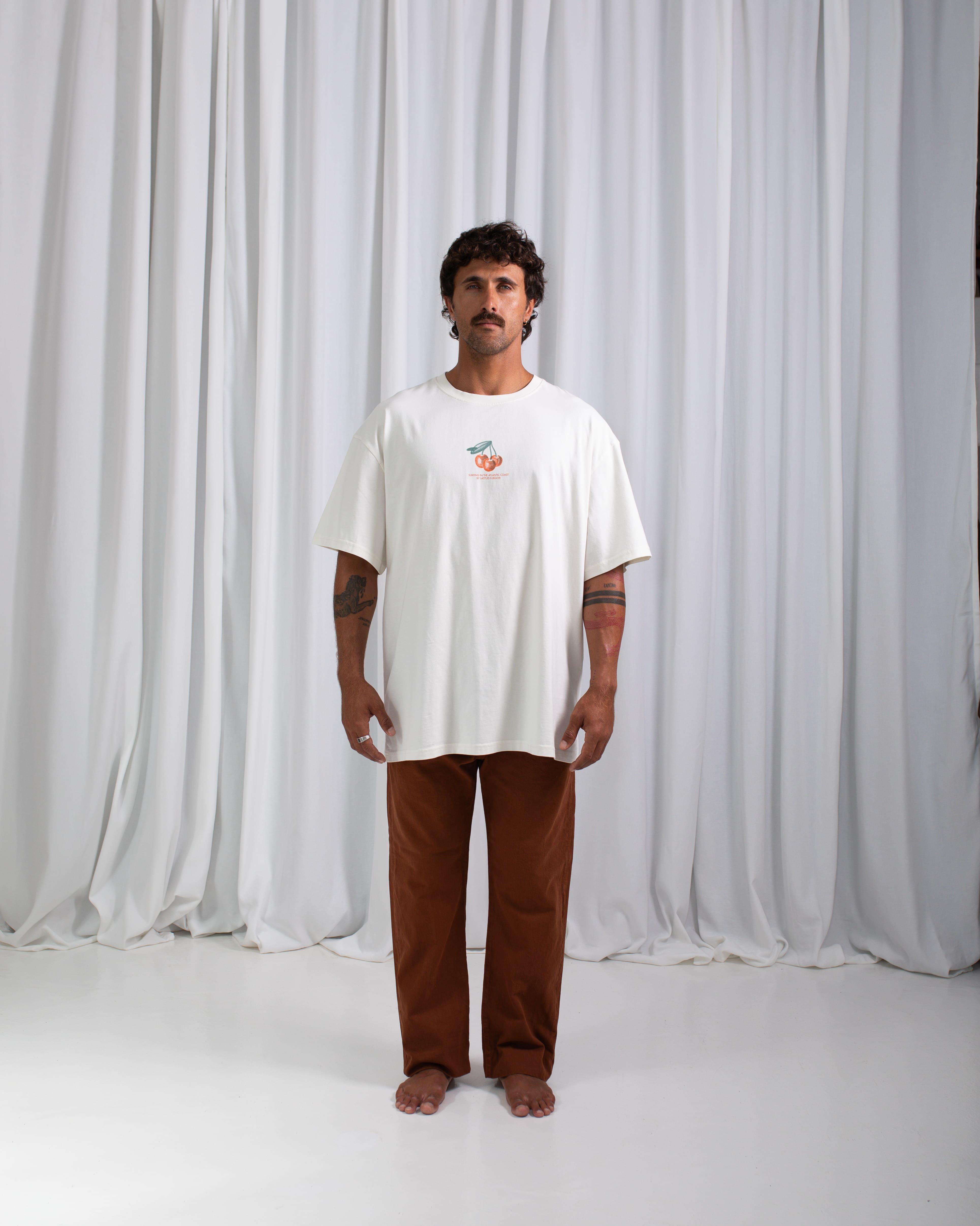 AC Cherries T-shirt · Ecru
