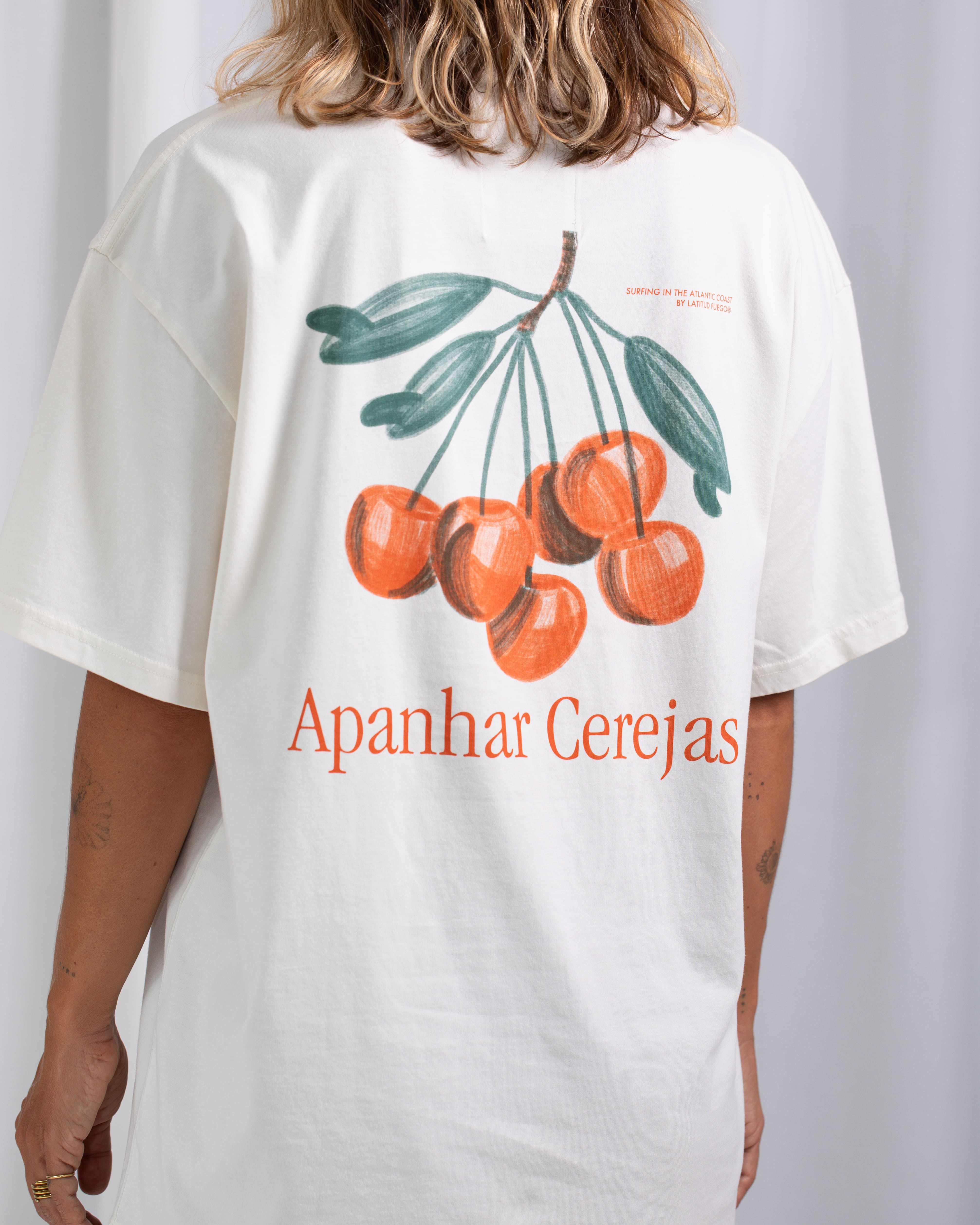 AC Cherries T-shirt · Ecru
