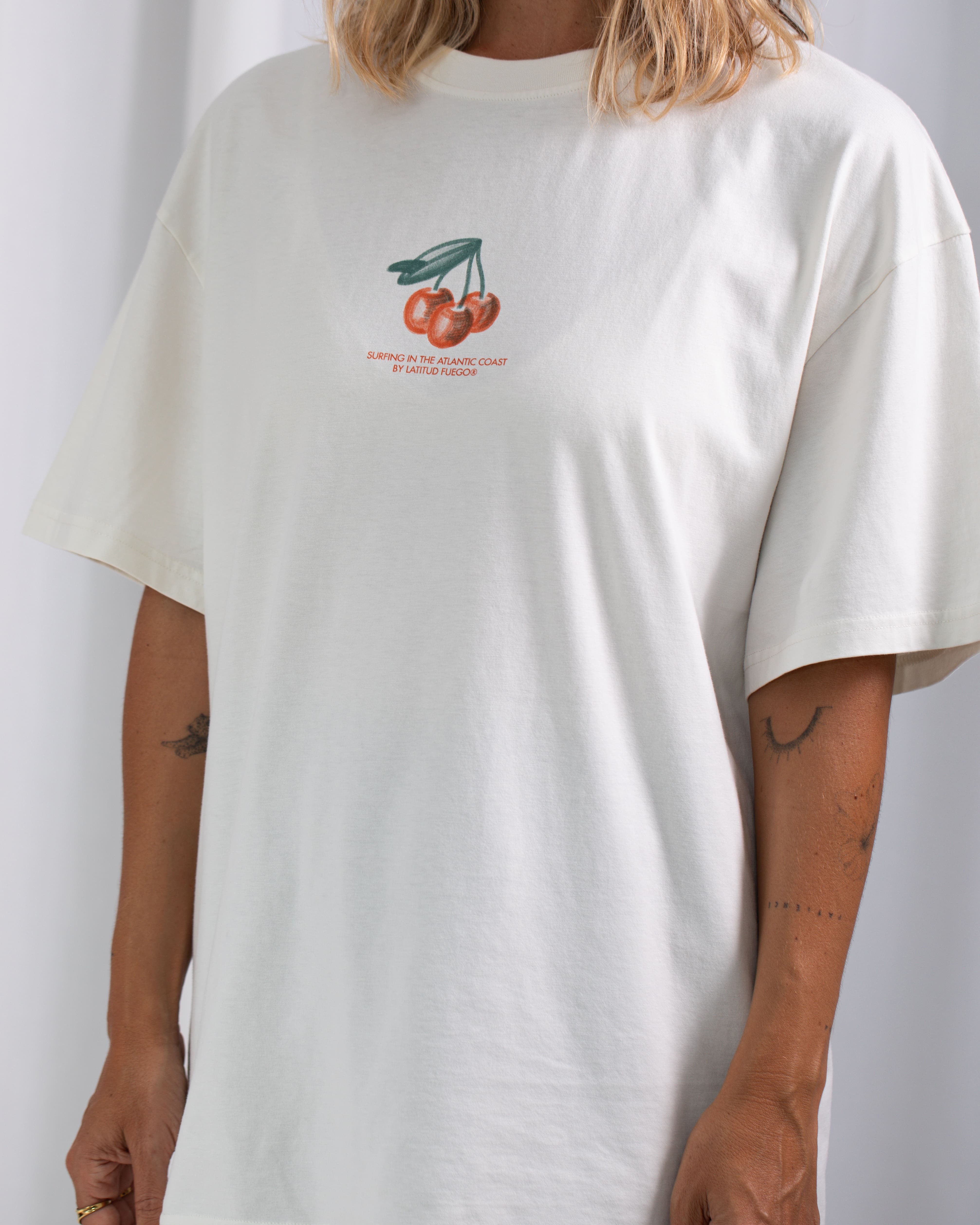 AC Cherries T-shirt · Ecru