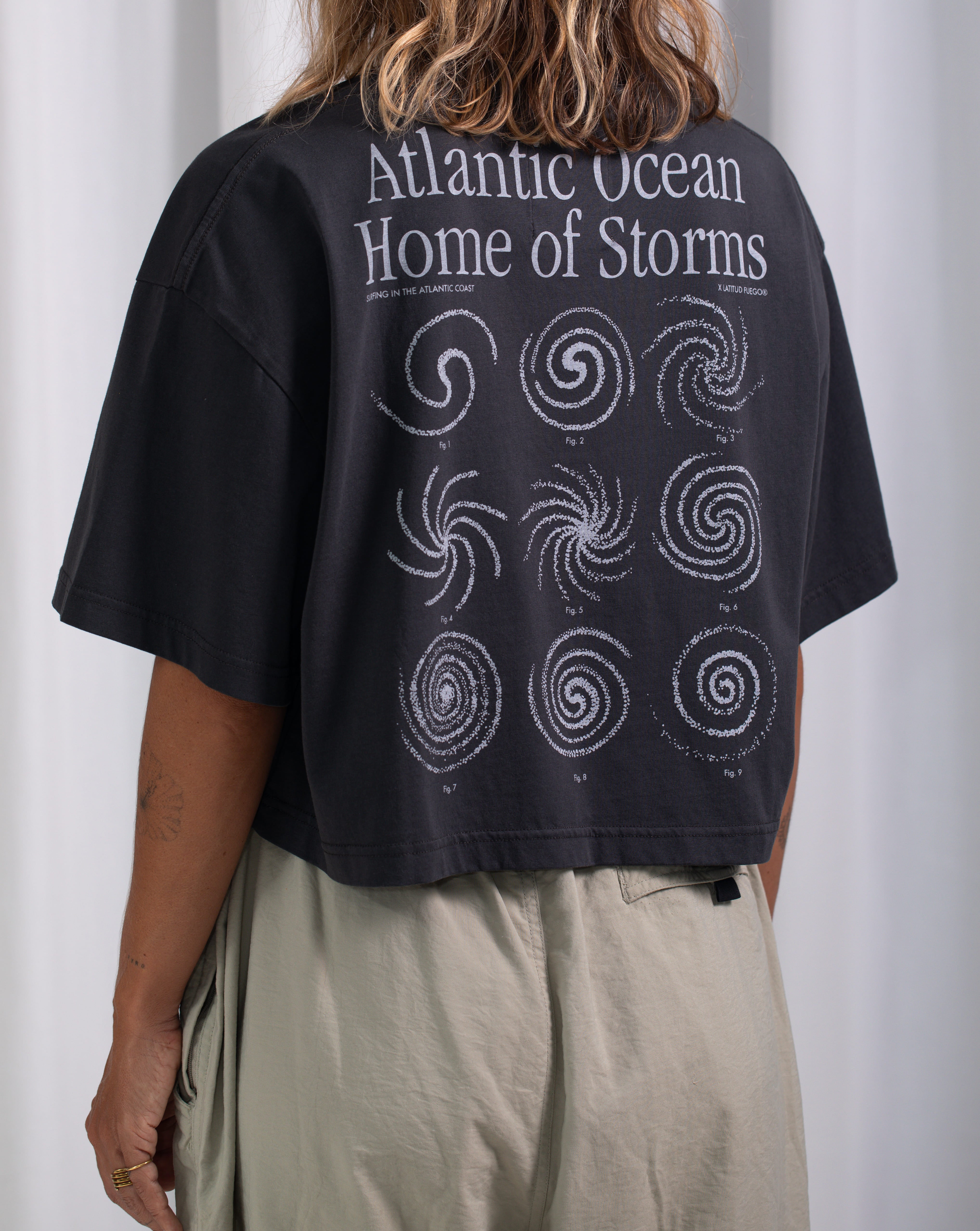 AC Storms Crop T-shirt · Anthracite