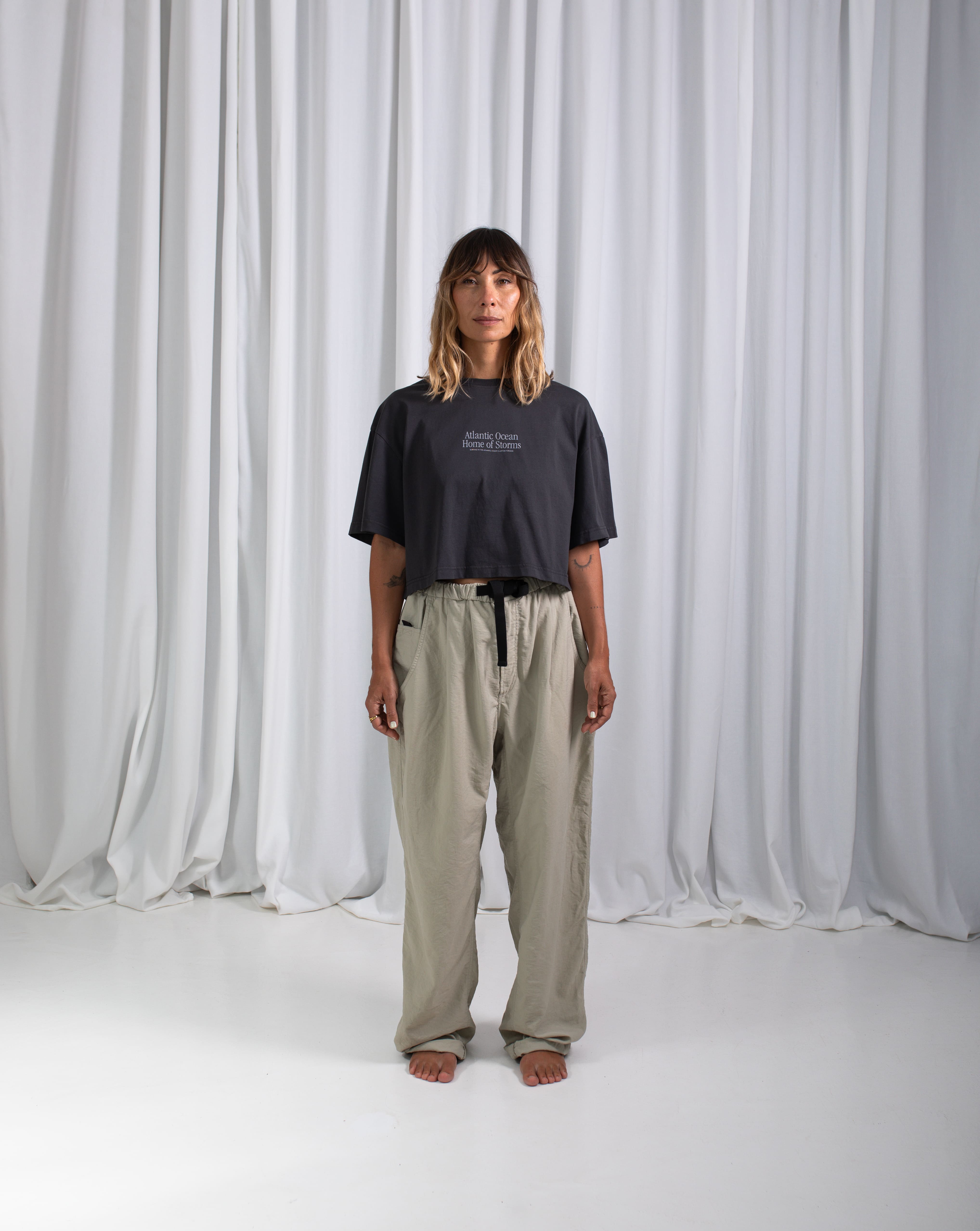 AC Storms Crop T-shirt · Anthracite