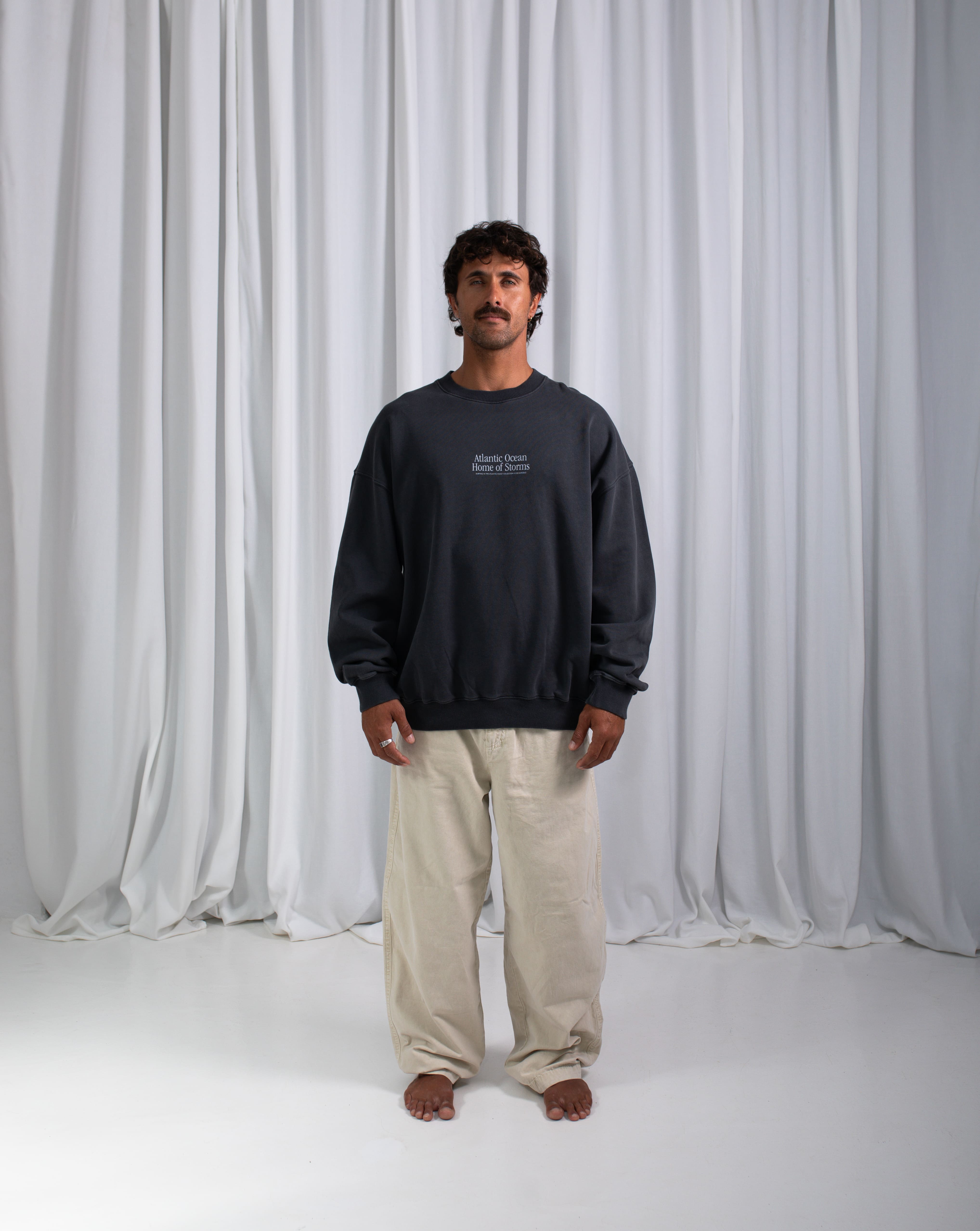 AC Storms Crew Neck Sweater · Anthracite