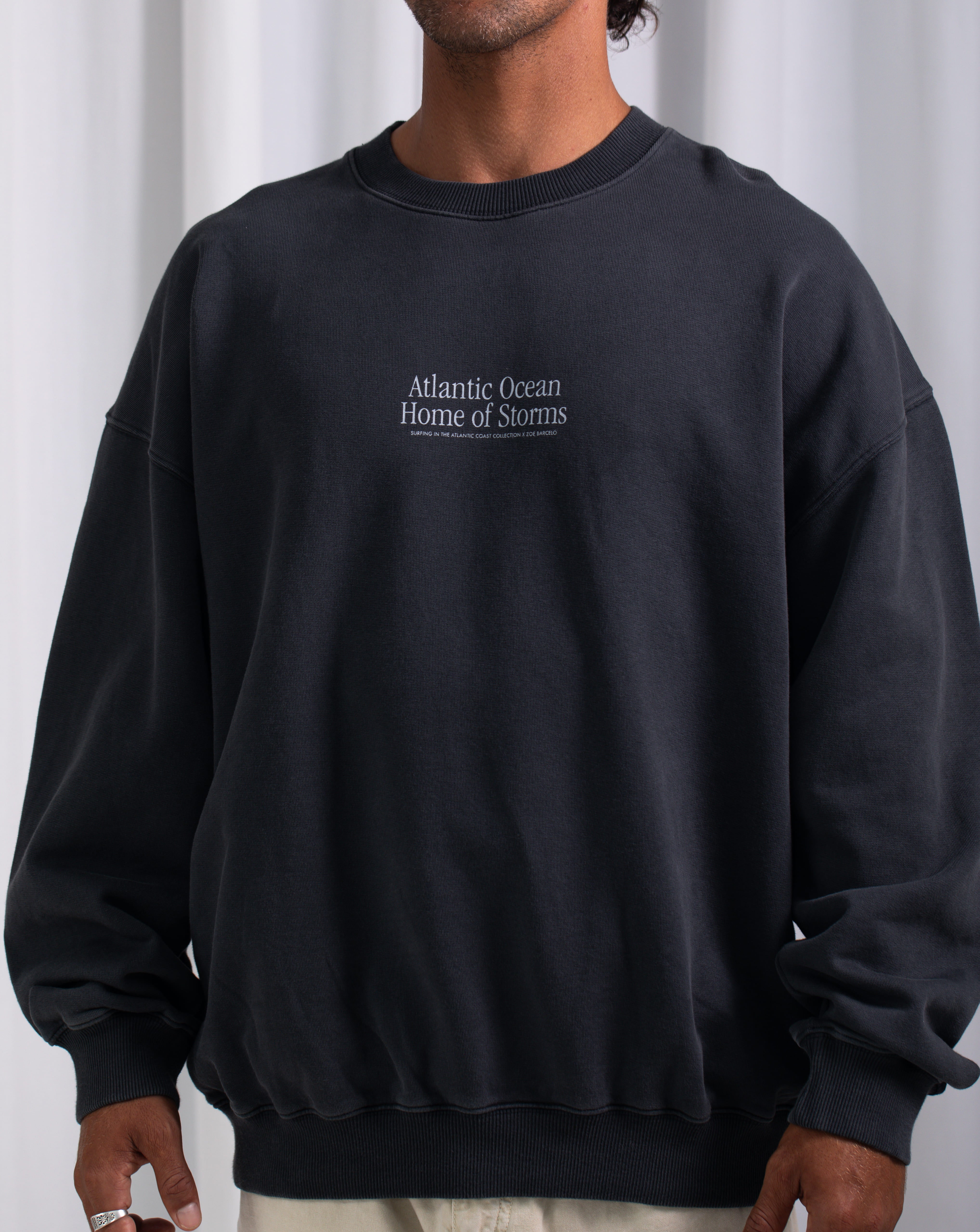 AC Storms Crew Neck Sweater · Anthracite