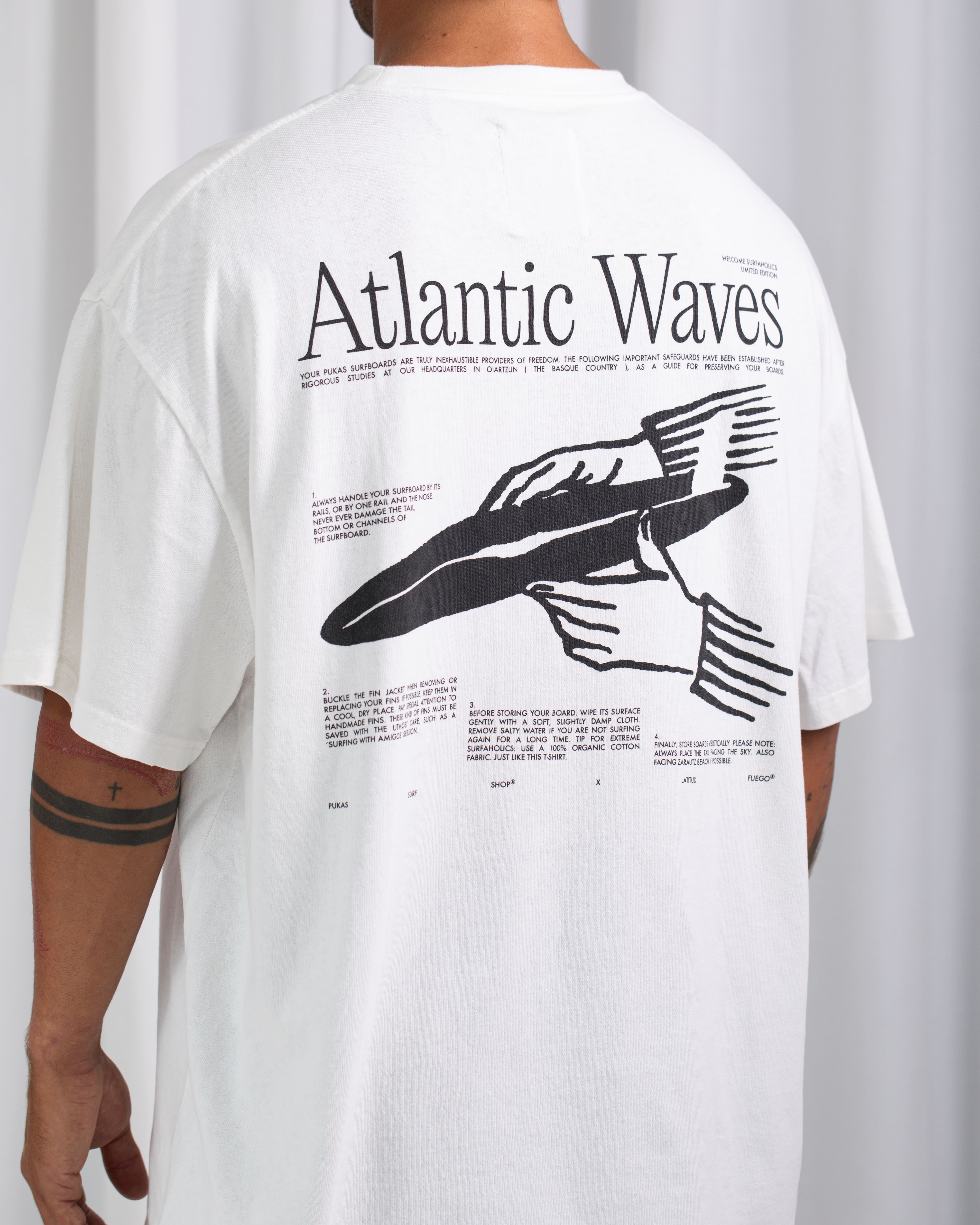 WS Atlantic Waves PUKAS T-Shirt · White