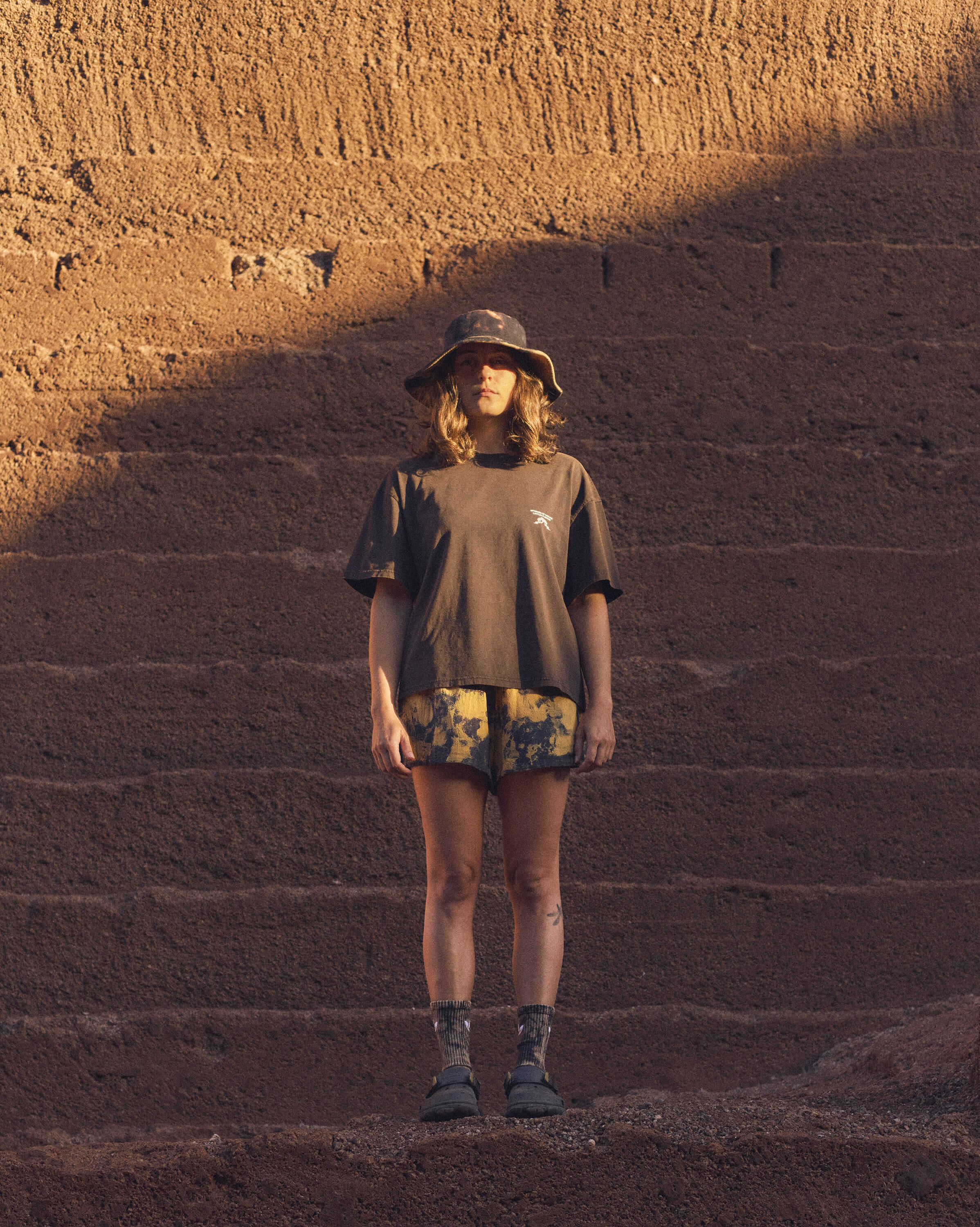 FN Lucha Mid T-Shirt · Black Brown