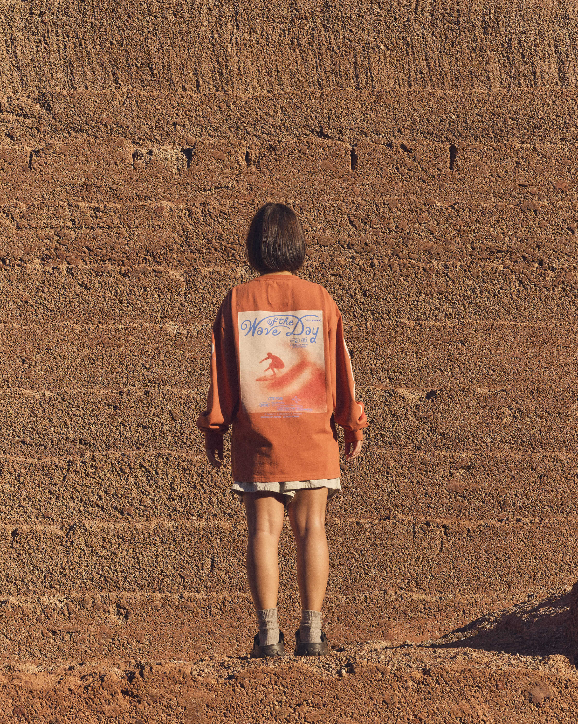 LF · FN Longsleeve Wave · Roasted Orange