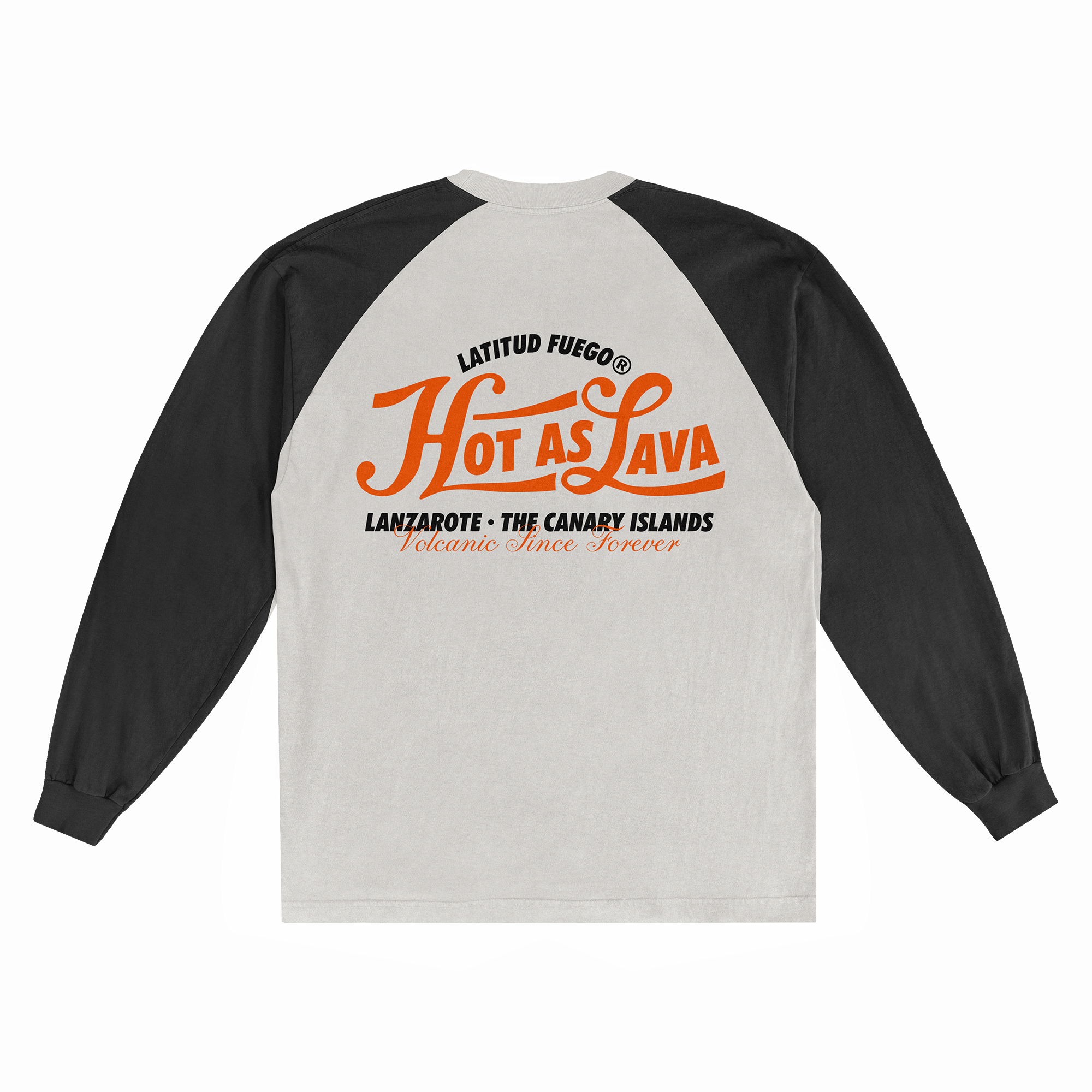 FN Hot As Lava Longsleeve · Ecru / Faded Black
