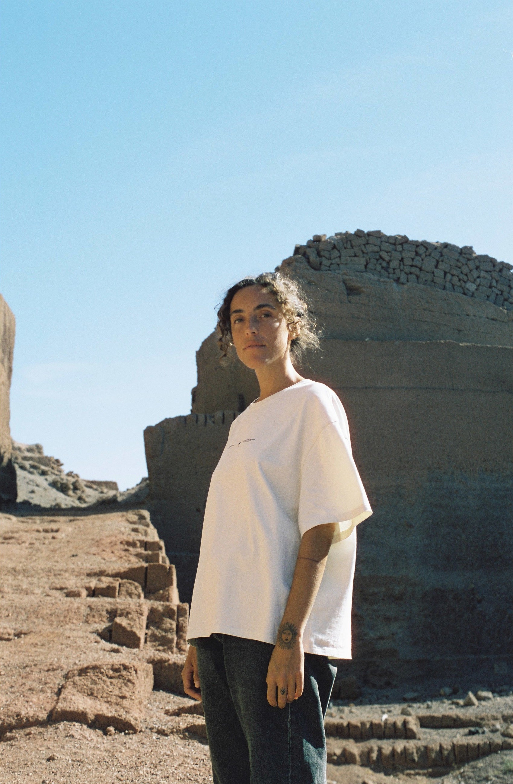 FN Palmera Mid T-Shirt · Ecru