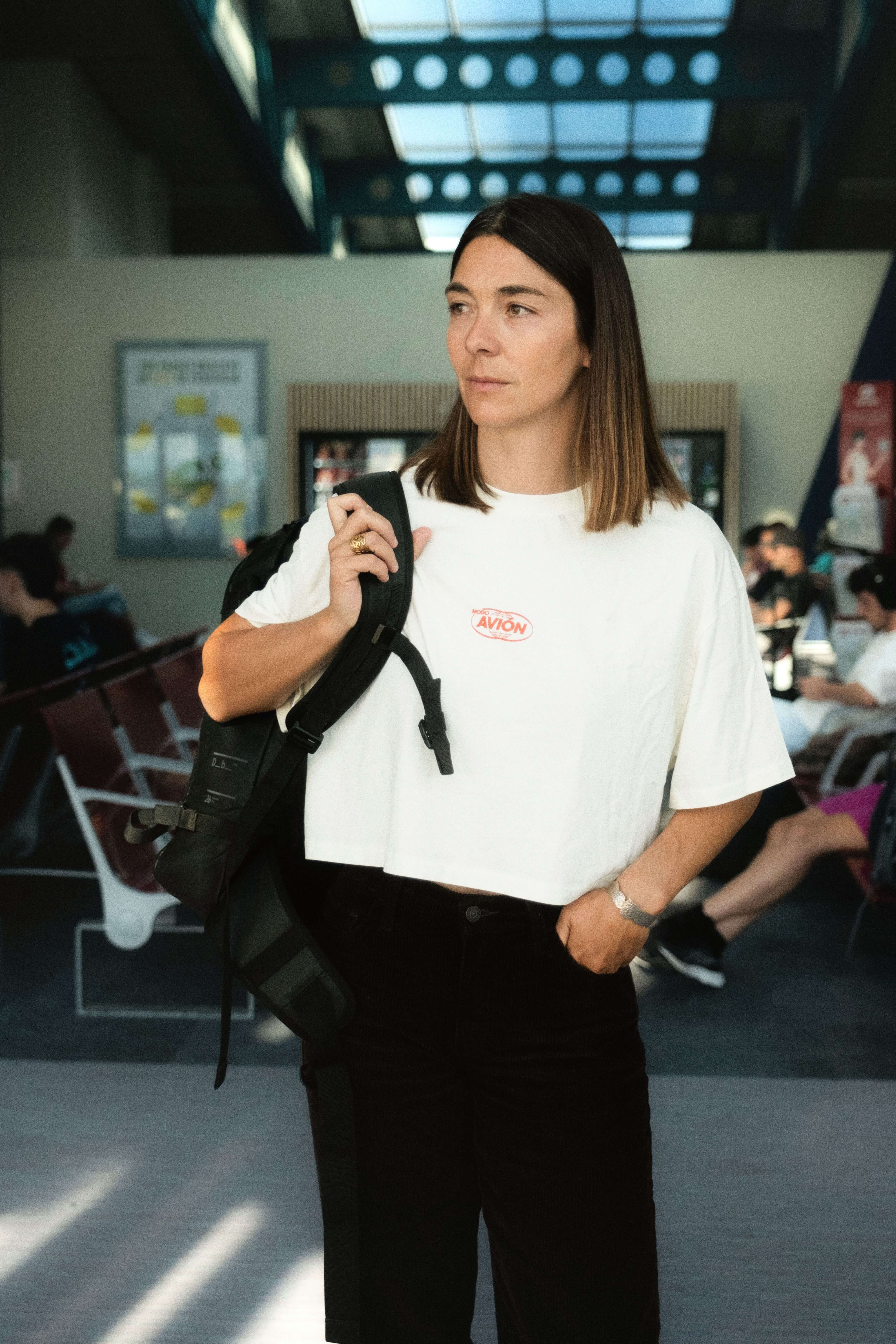 GZ Modo Avión Crop T-shirt · White