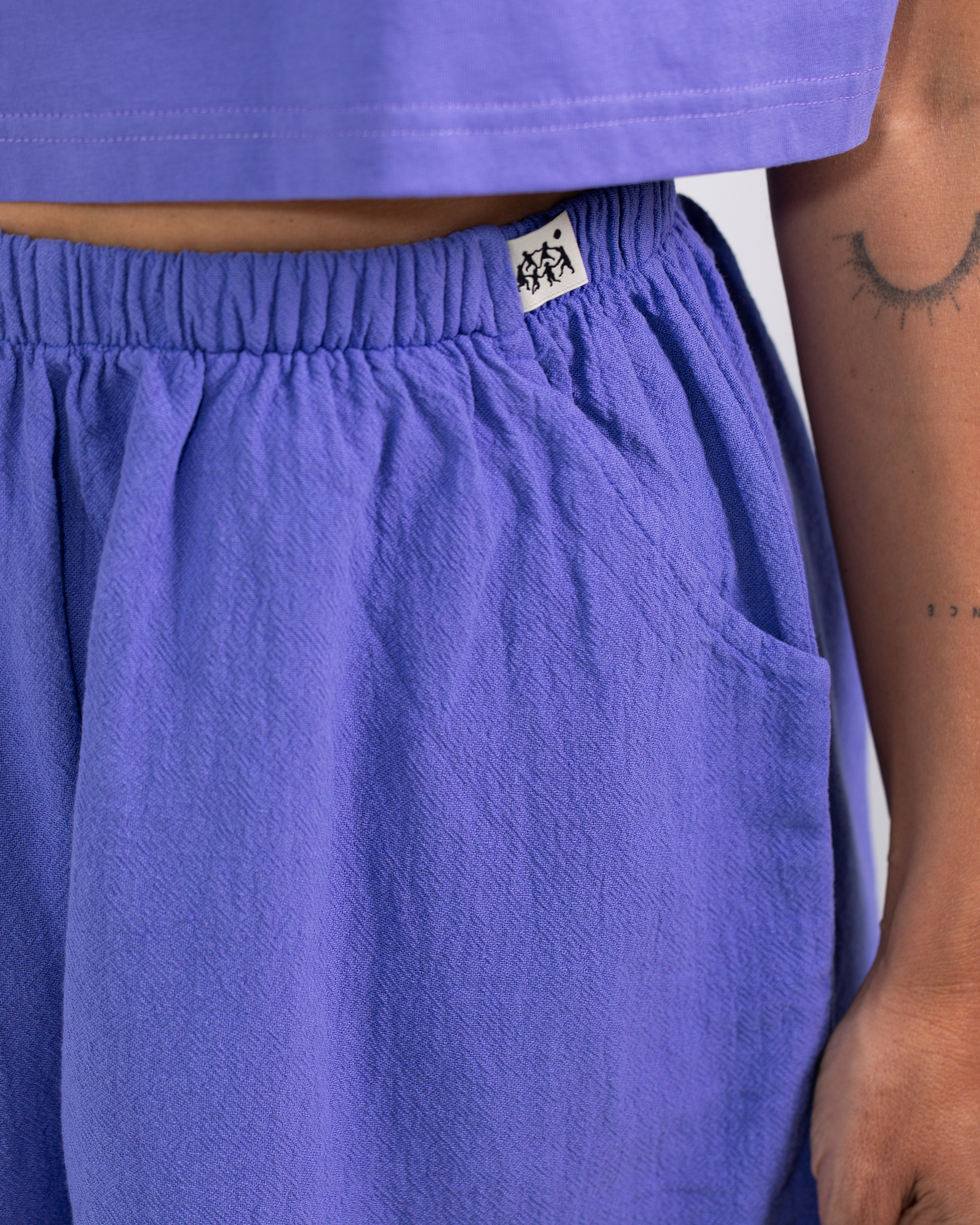 LF Short Organic Cotton · Violet