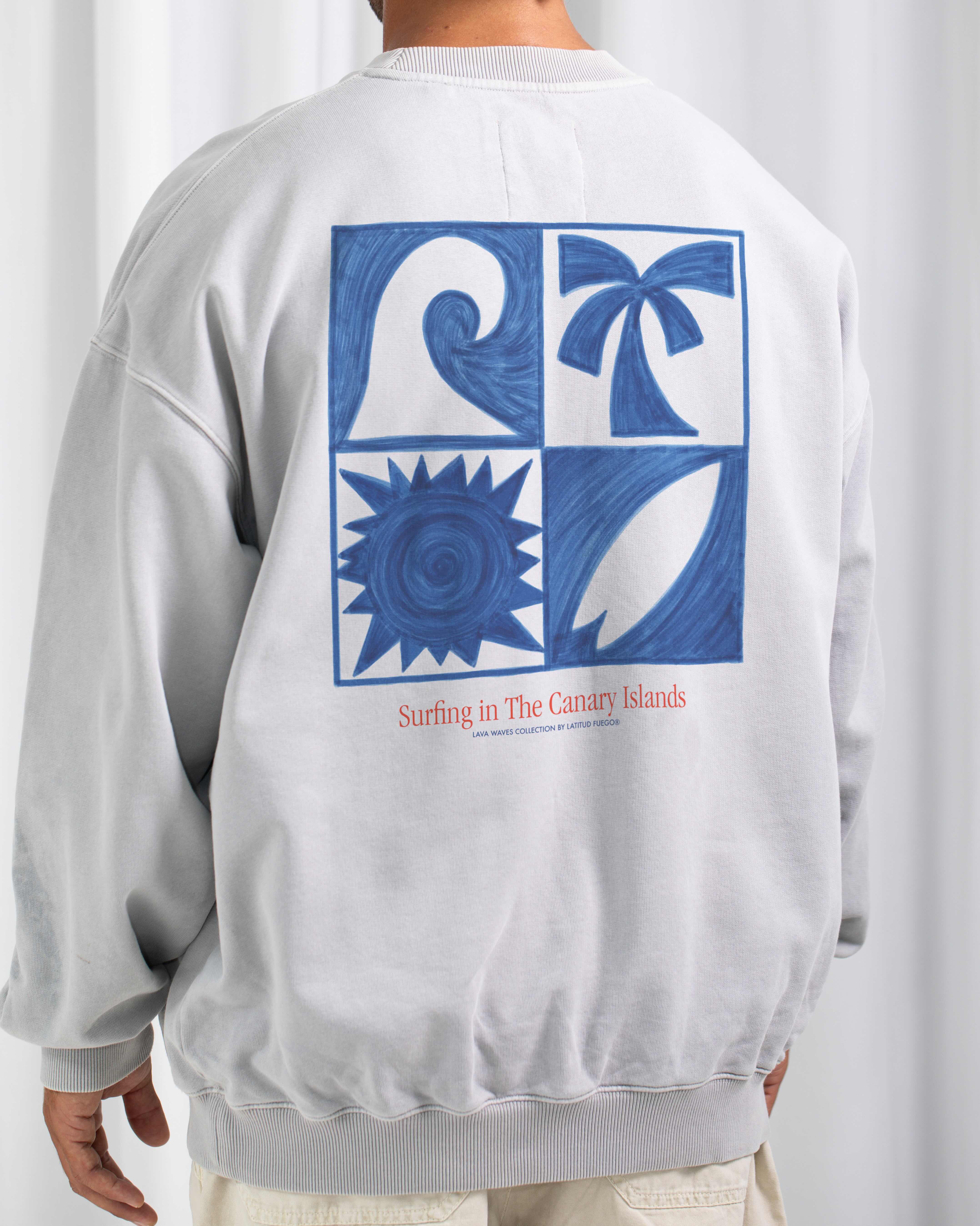 LF · LW Essentials Crew Neck Sweater · Bone-grey