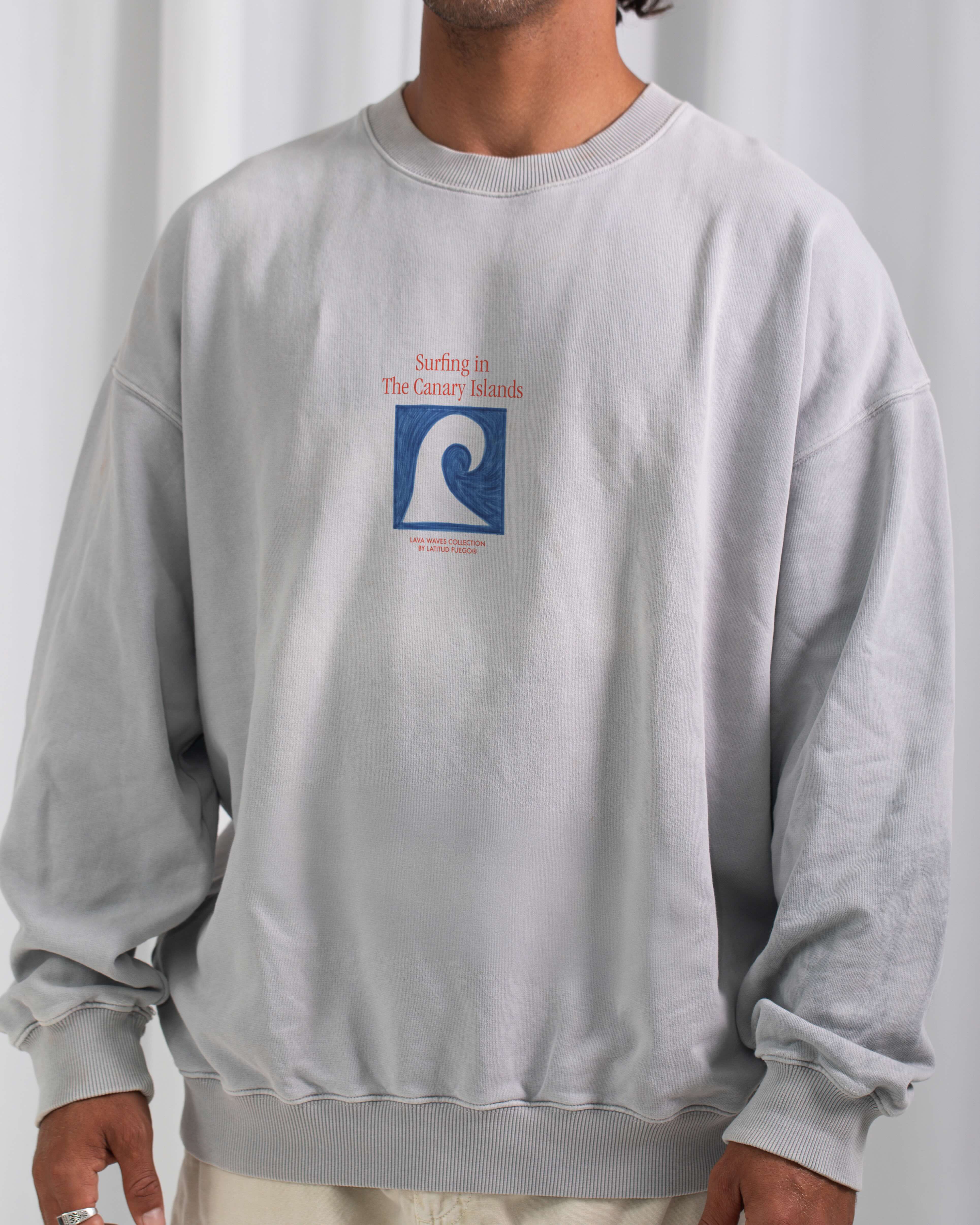LF · LW Essentials Crew Neck Sweater · Bone-grey