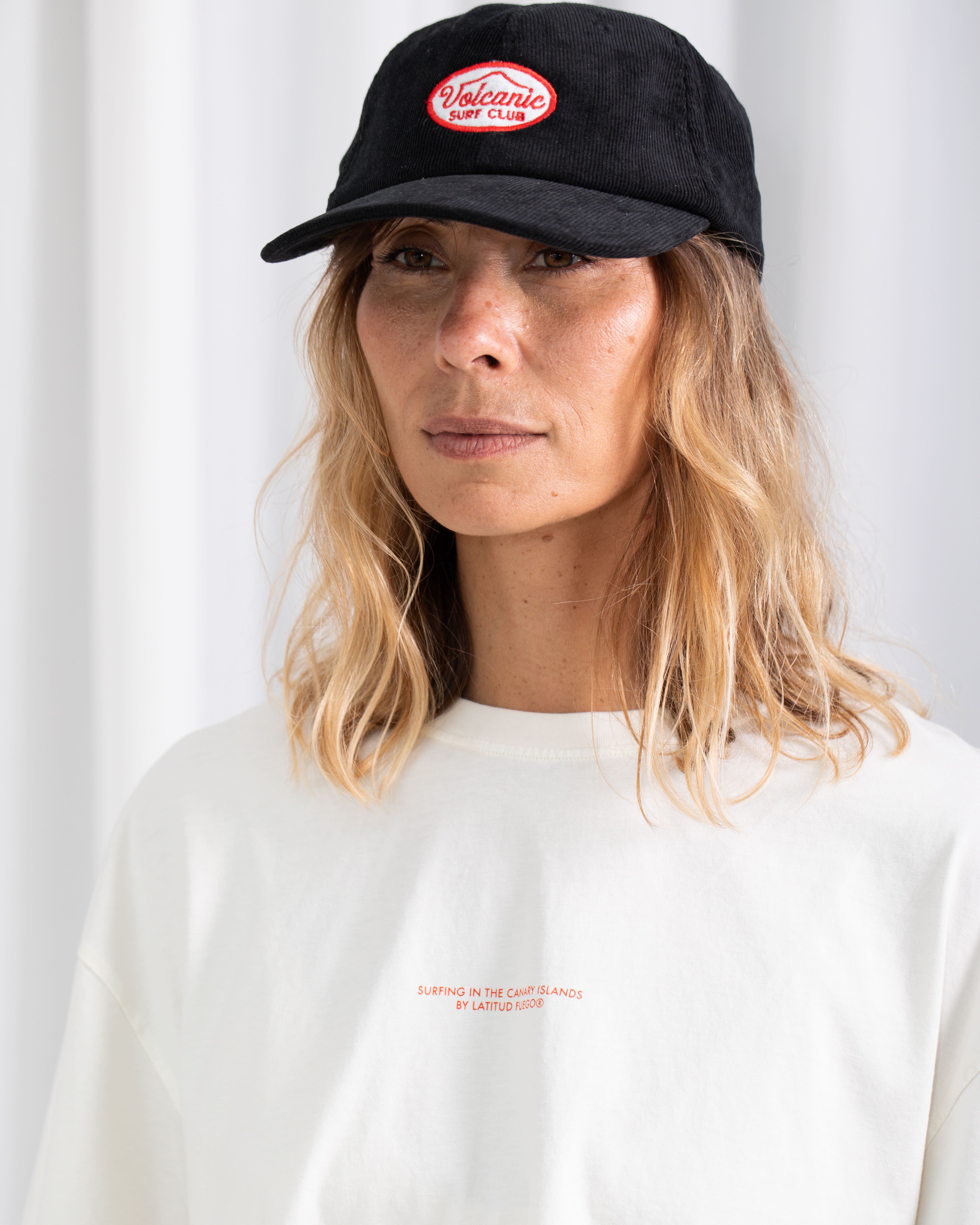 LW Volcanic Surf Club Patch Cap · Black