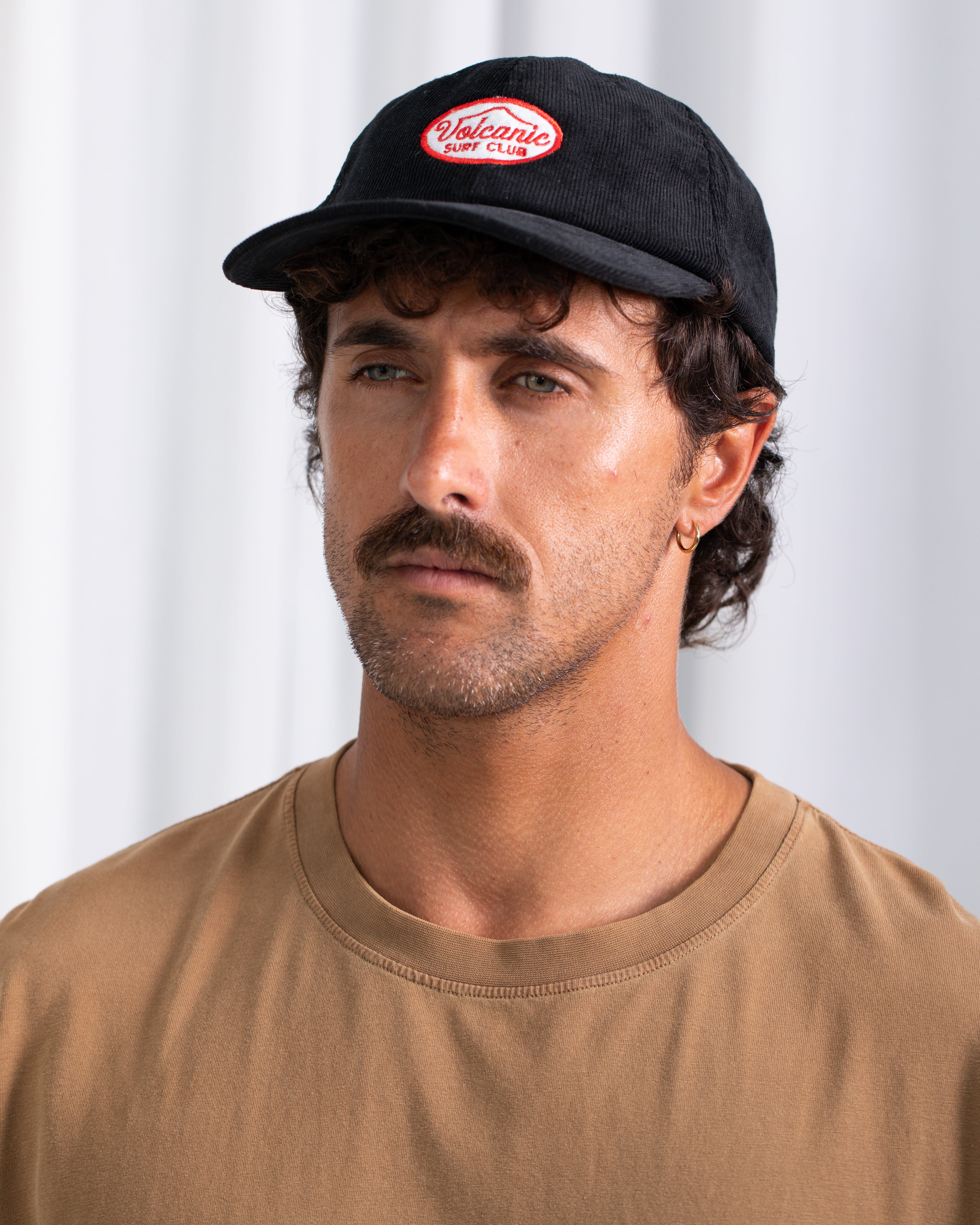 LW Volcanic Surf Club Patch Cap · Black