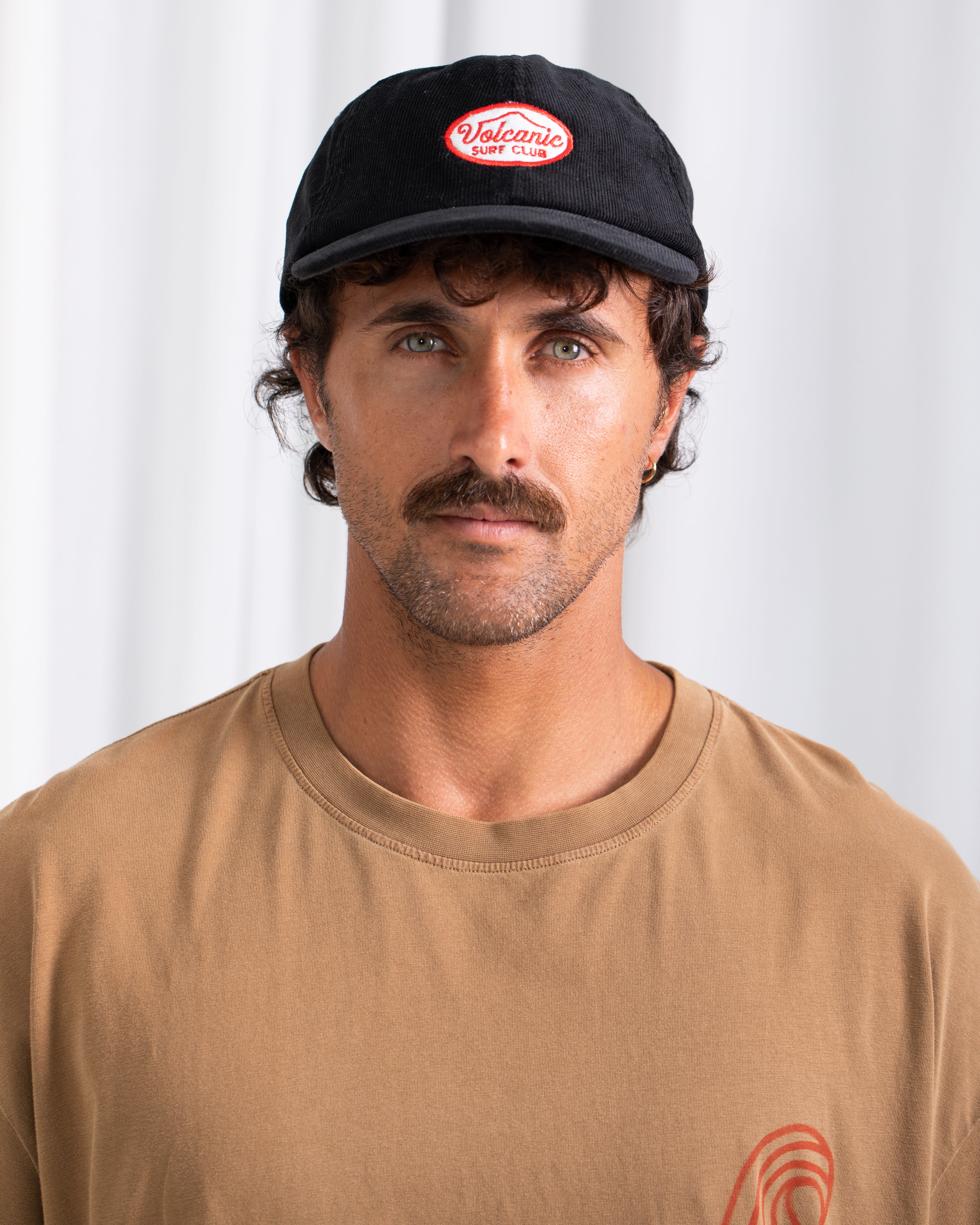 LW Volcanic Surf Club Patch Cap · Black