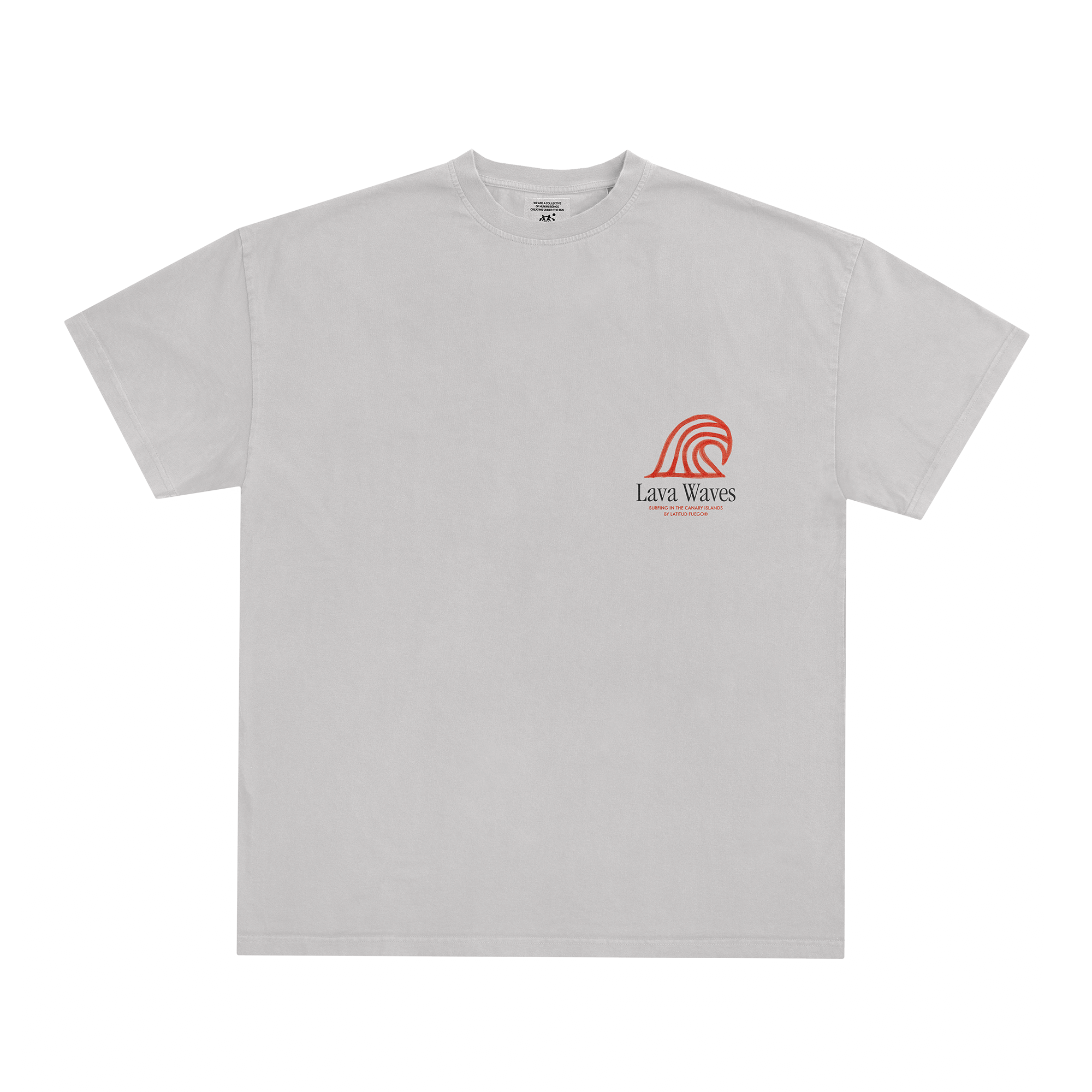 LW Flames T-shirt · Bone