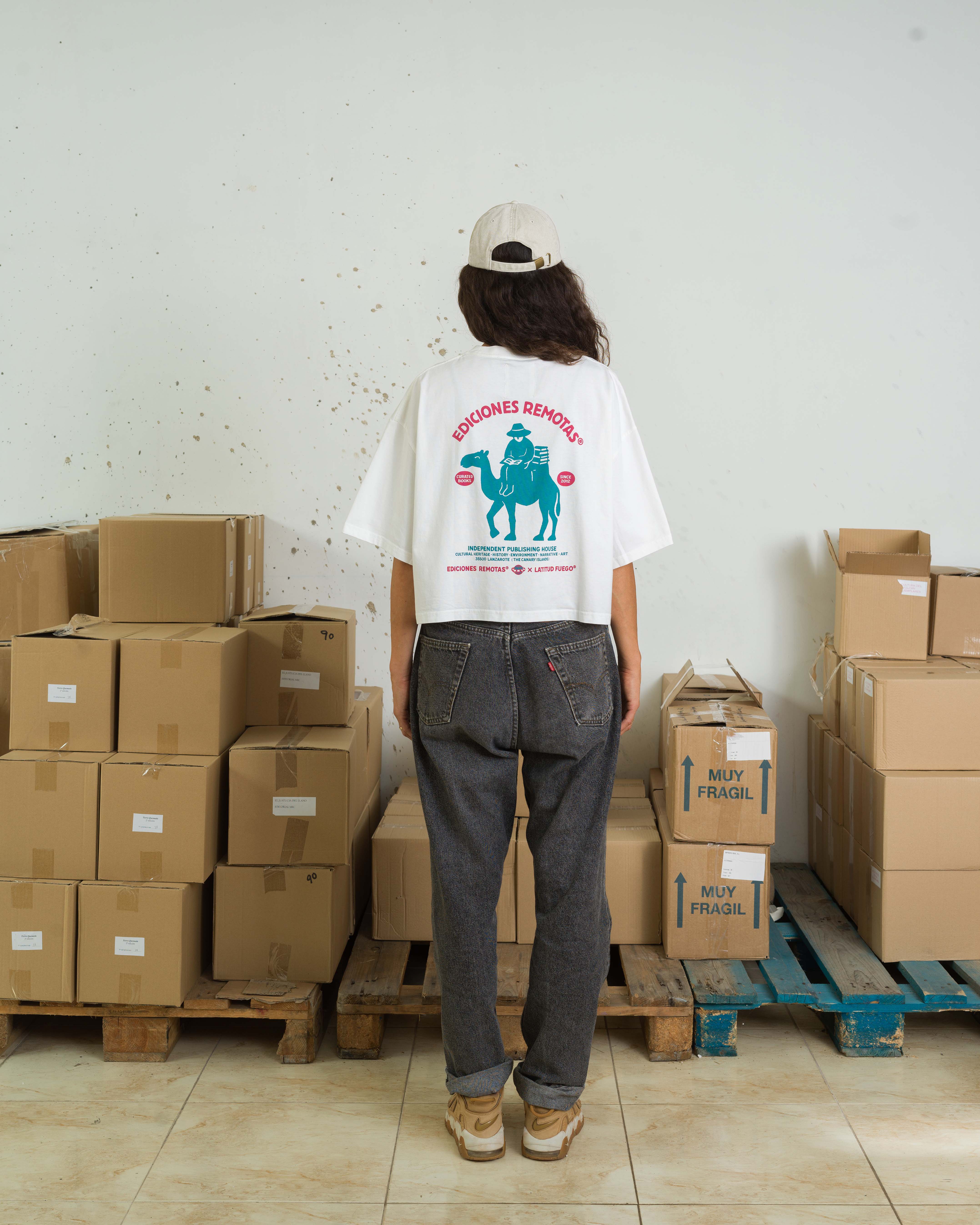 ED Ediciones Remotas Crop T-shirt · White