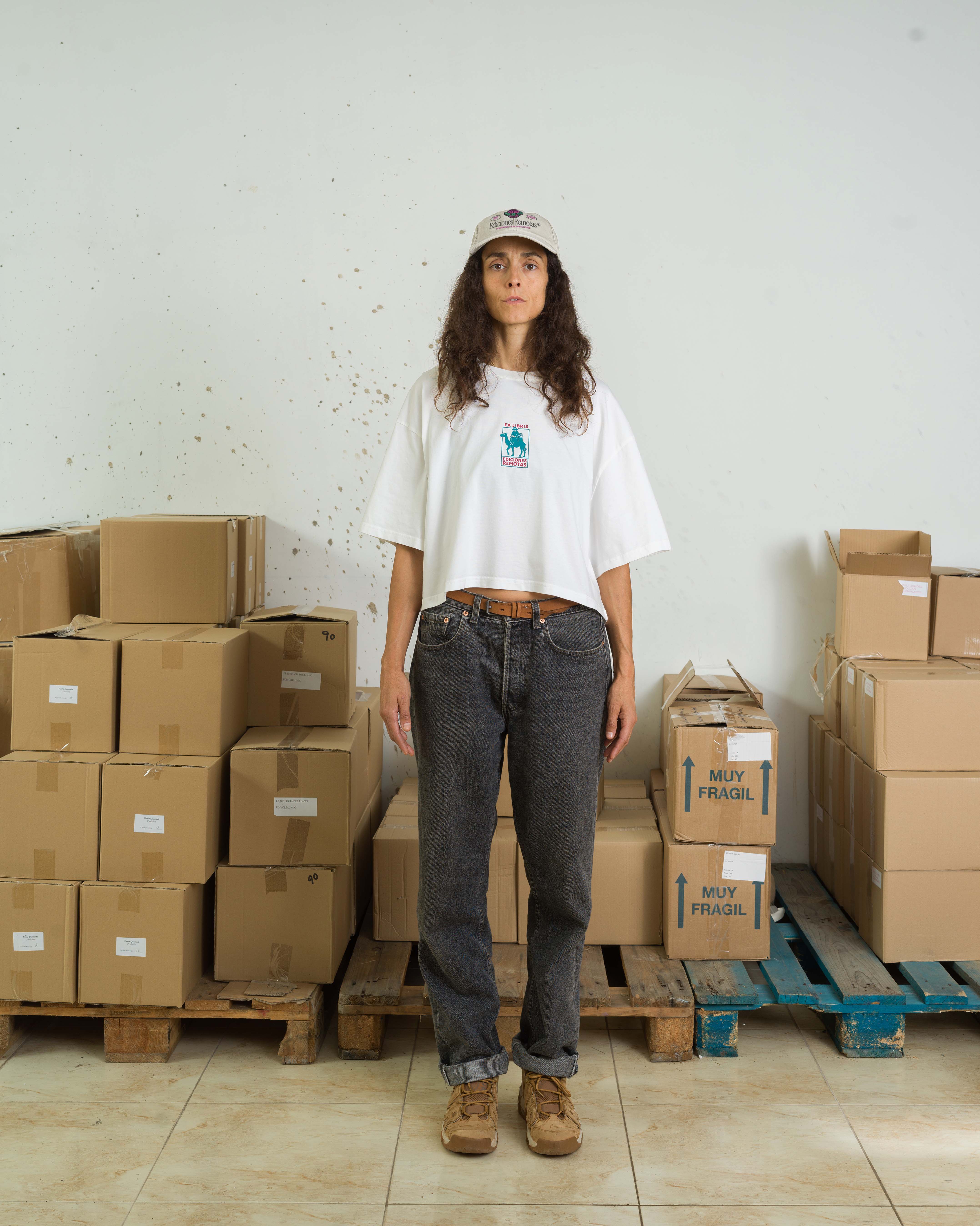 ED Ediciones Remotas Crop T-shirt · White