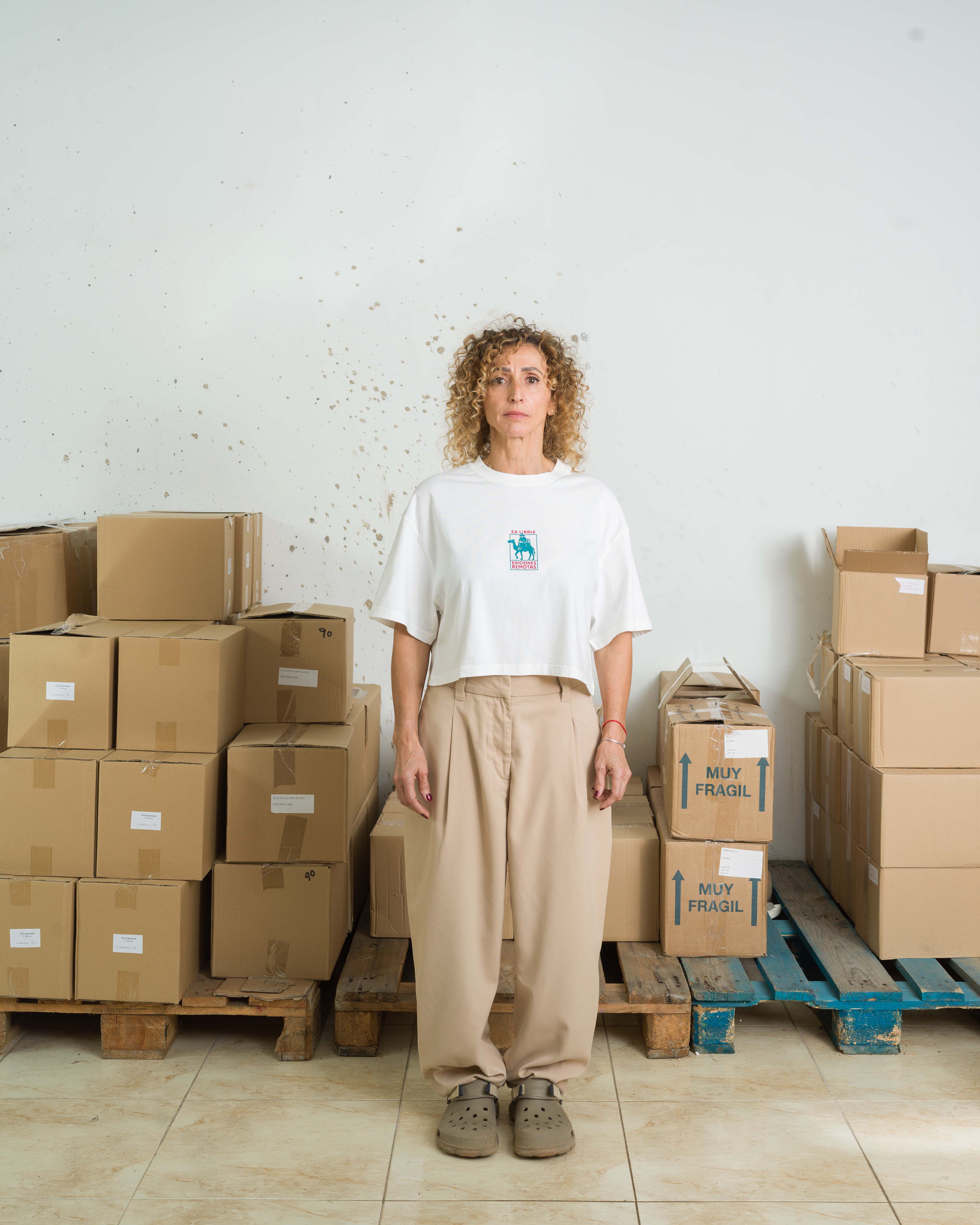 ED Ediciones Remotas Crop T-shirt · White