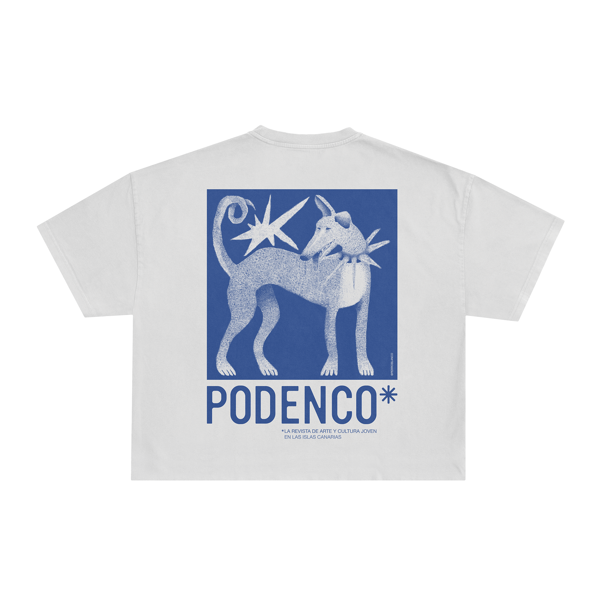 PD Podenco Crop T-shirt · Ecru