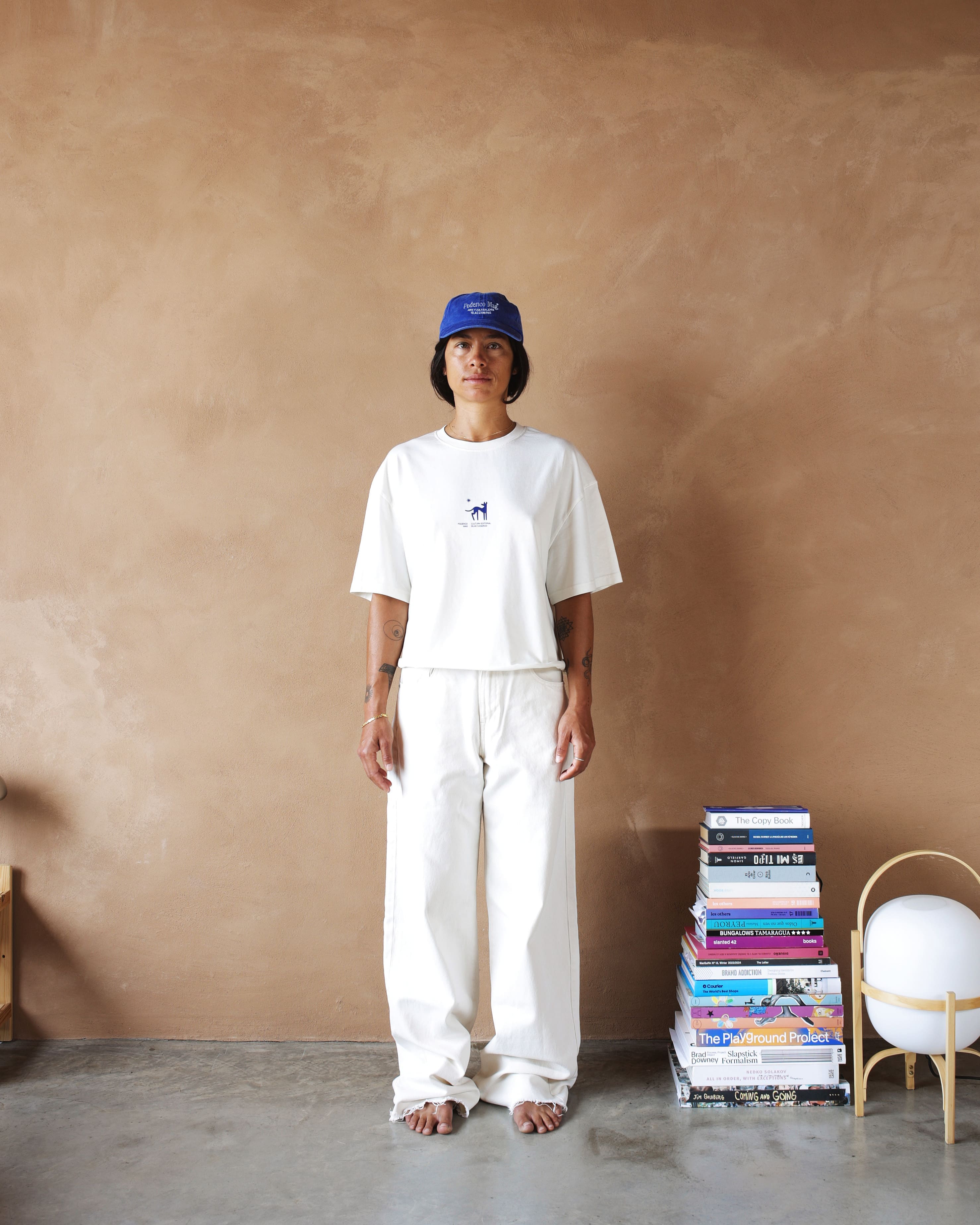 PD Podenco Crop T-shirt · Ecru