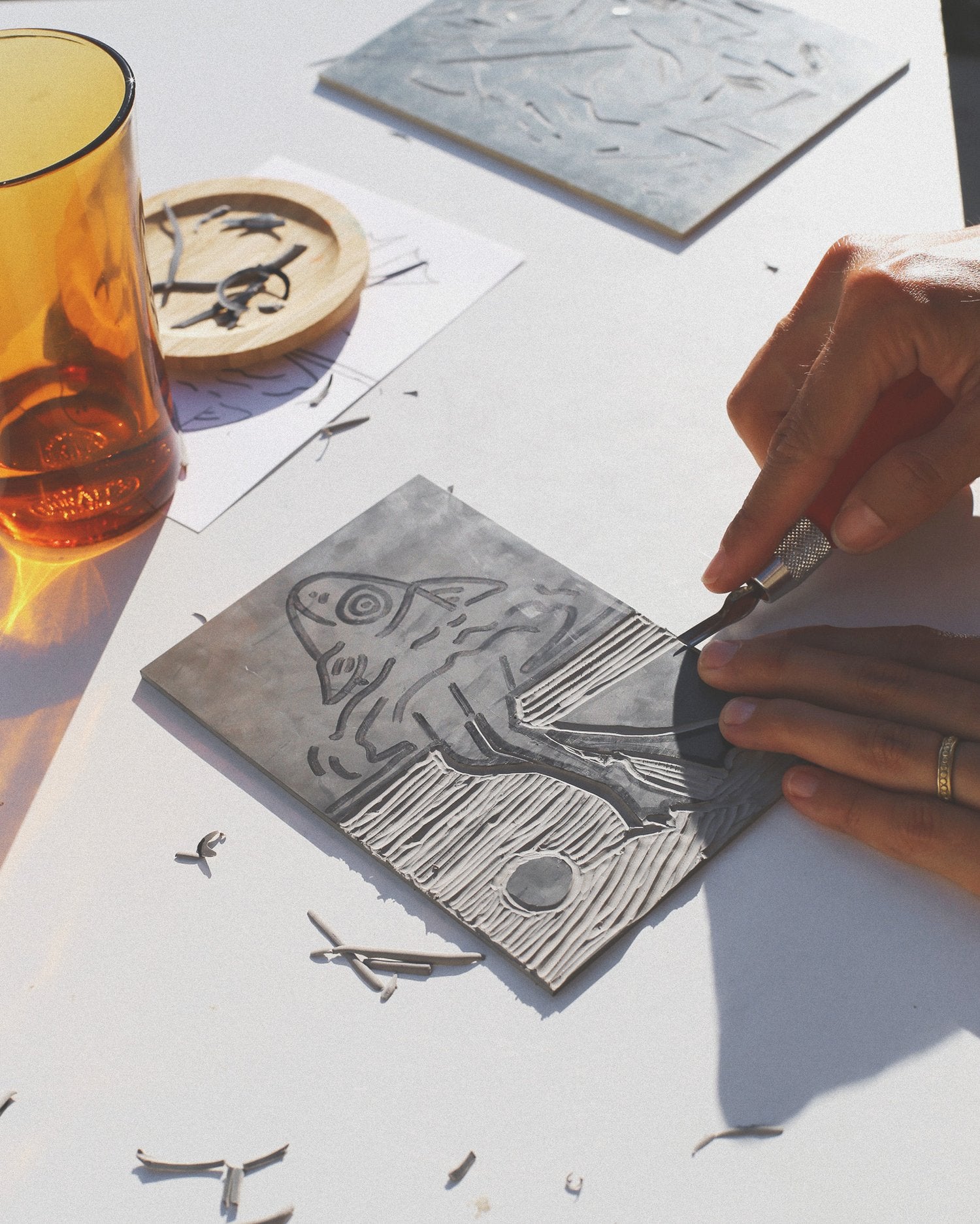 Taller de linograbado