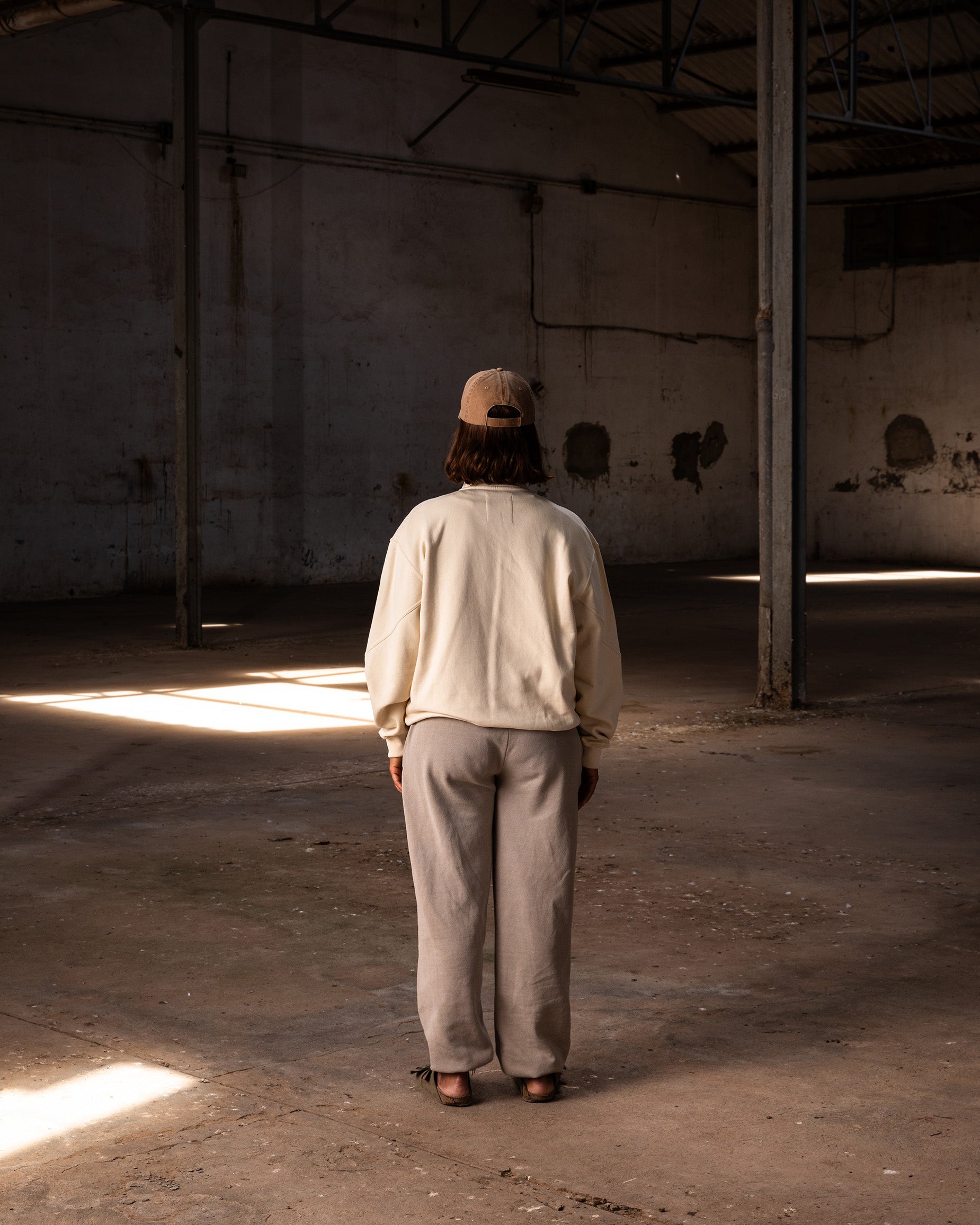 WS Vintage Zip Sweater · Beige