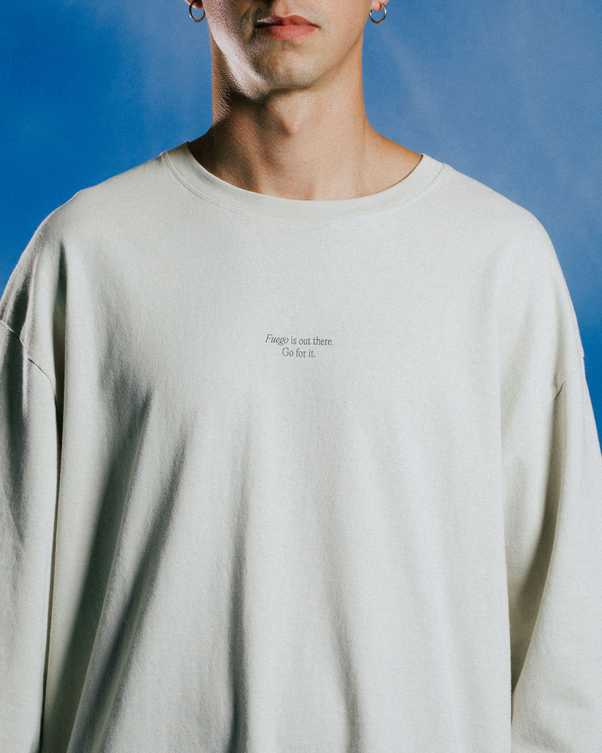 WS Longsleeve Fuego · Bone grey