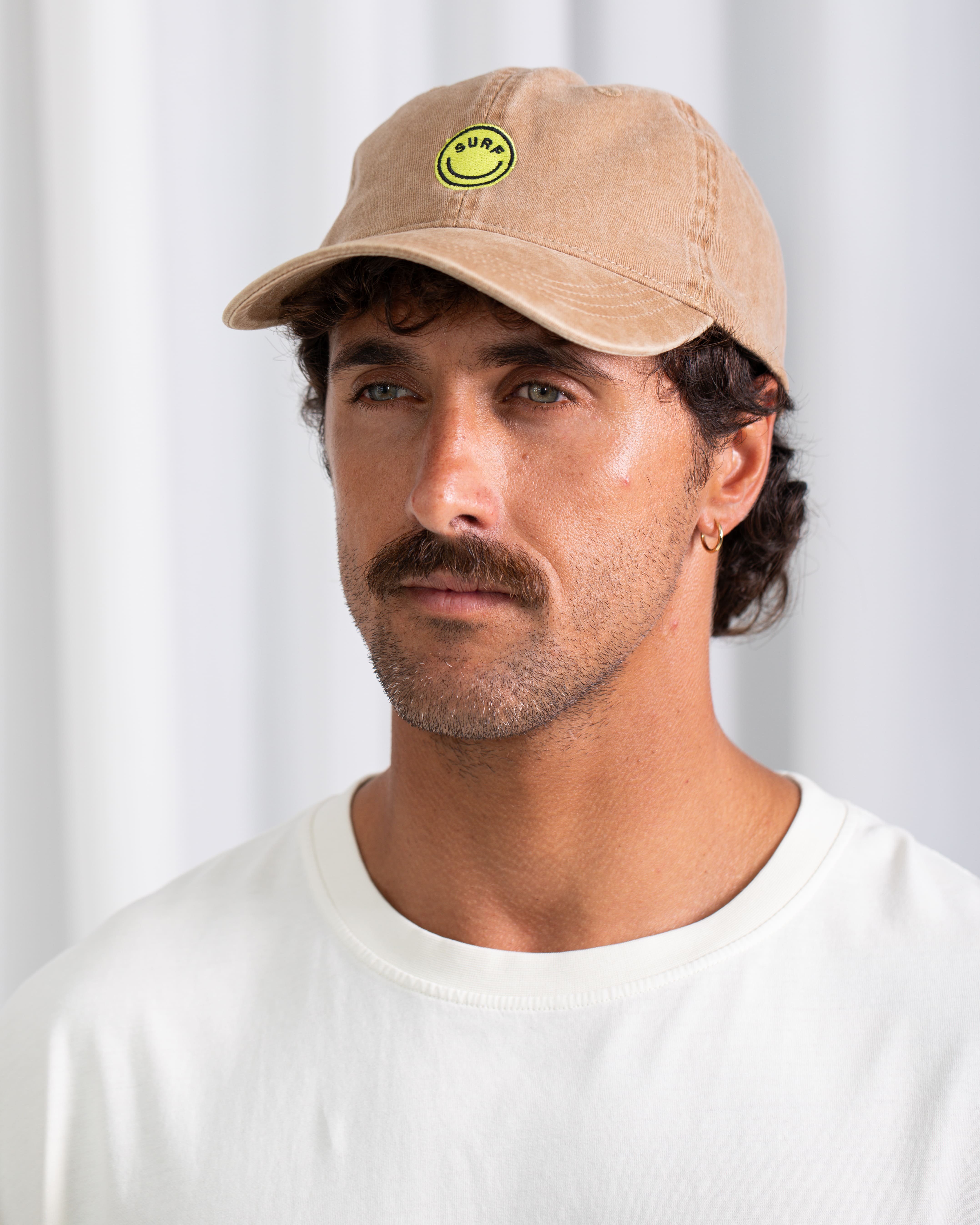 WS Smiley Cap · Camel