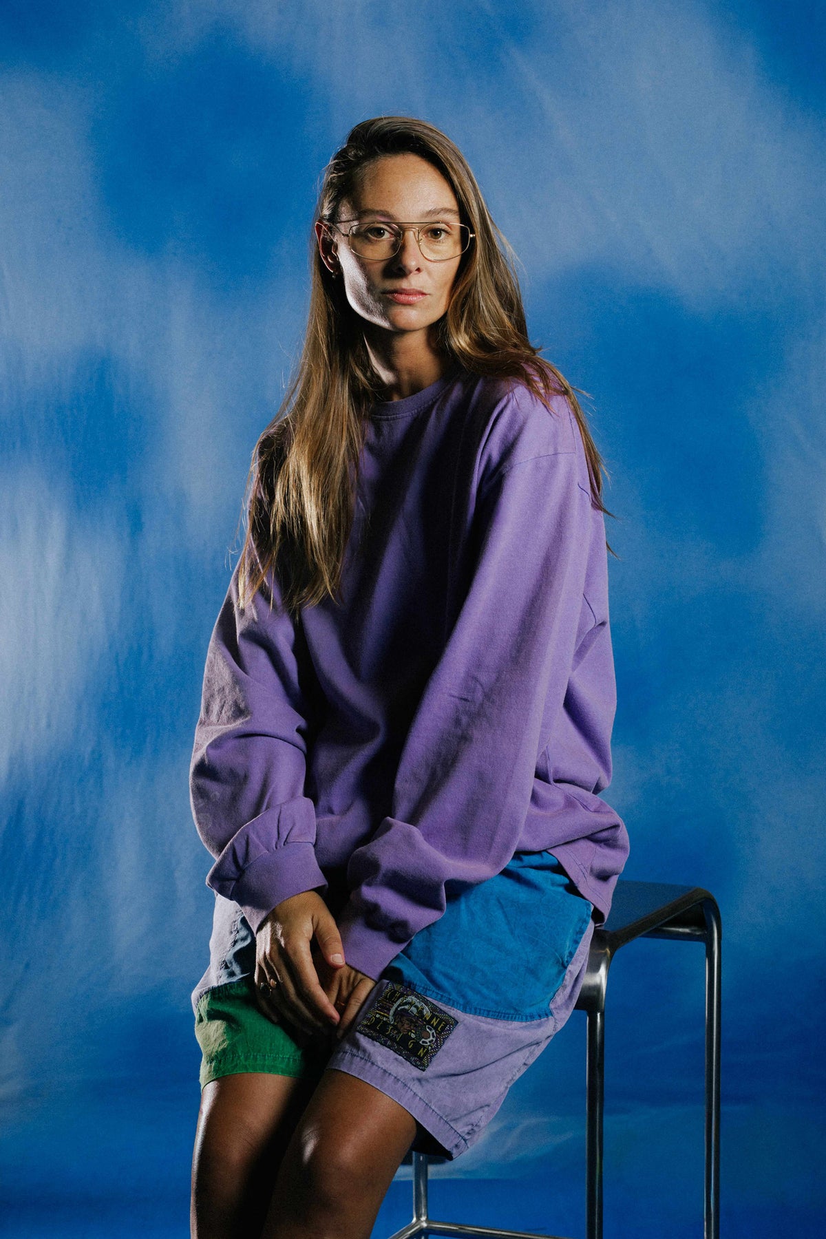WS Longsleeve Surfaholics · Iris Bloom Fade Out