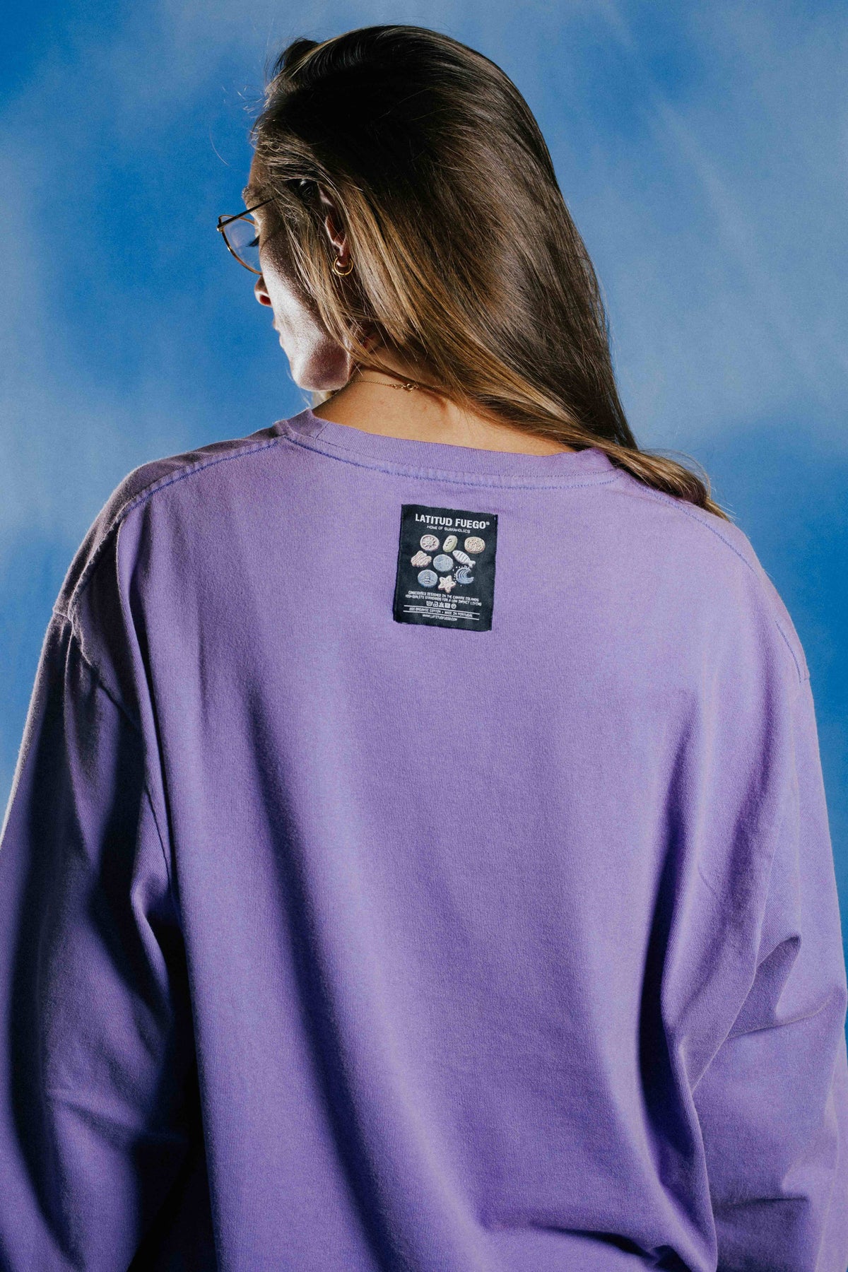 WS Longsleeve Surfaholics · Iris Bloom Fade Out