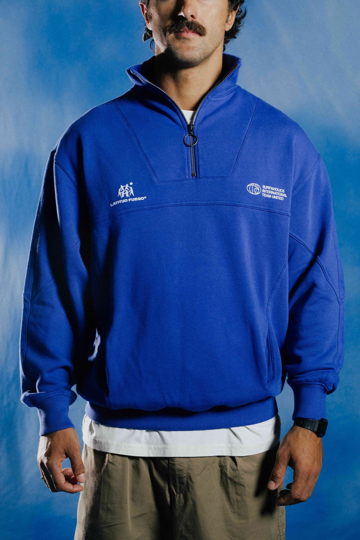 WS Vintage Zip Sweater · Klein
