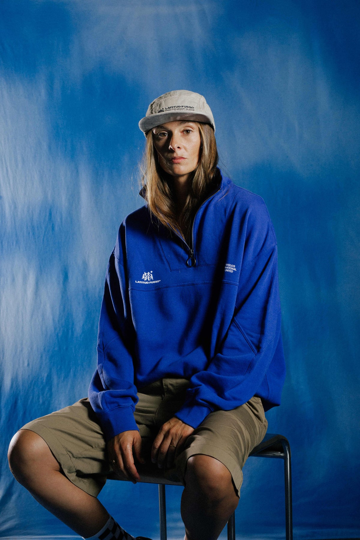 WS Vintage Zip Sweater · Klein