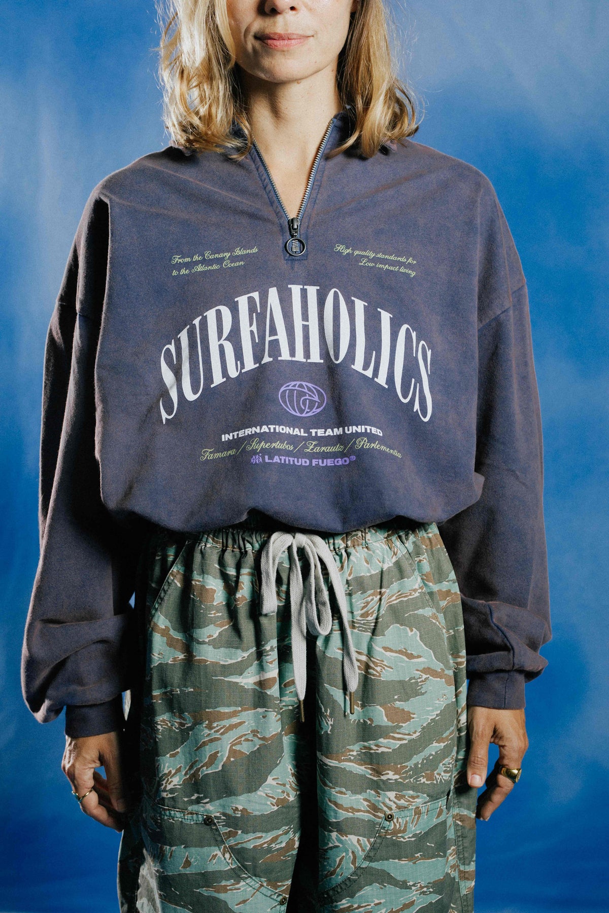 WS Polo Fleece Sweater · Faded Navy