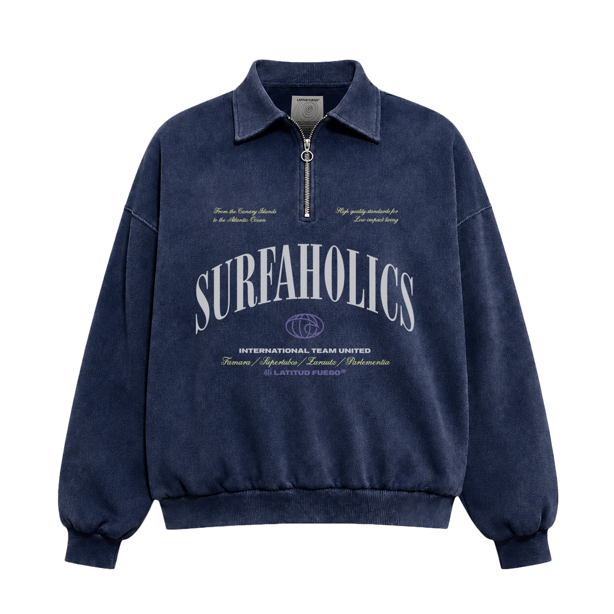 WS Polo Fleece Sweater · Faded Navy