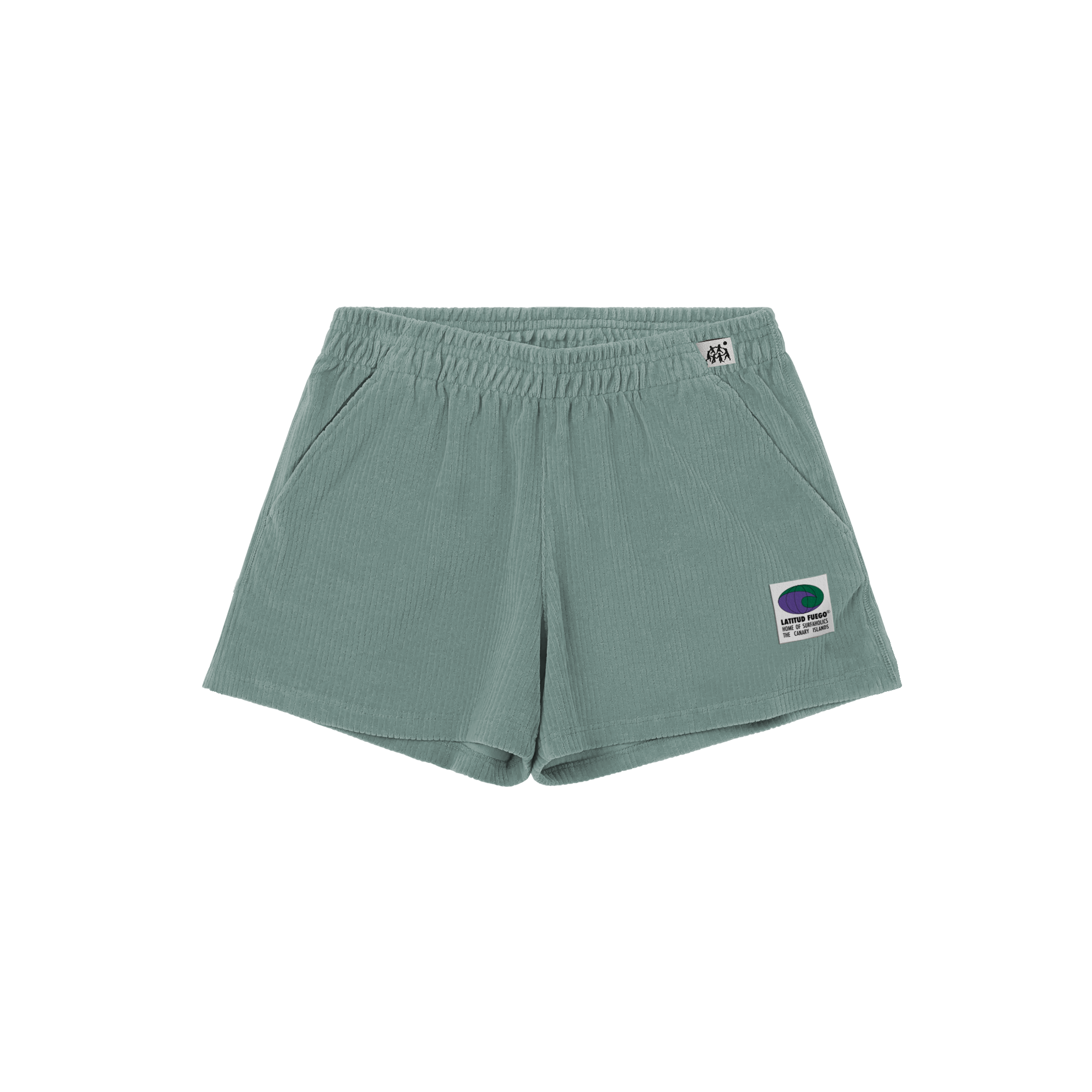 WS Corduroy Short · Faded Water Green