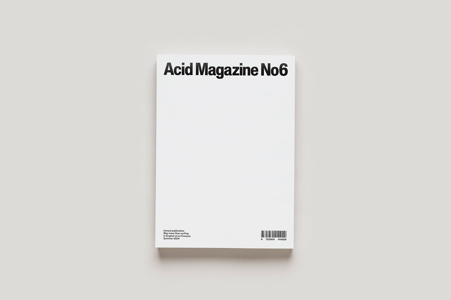 Acid Magazine 6 - Whatever surfing means