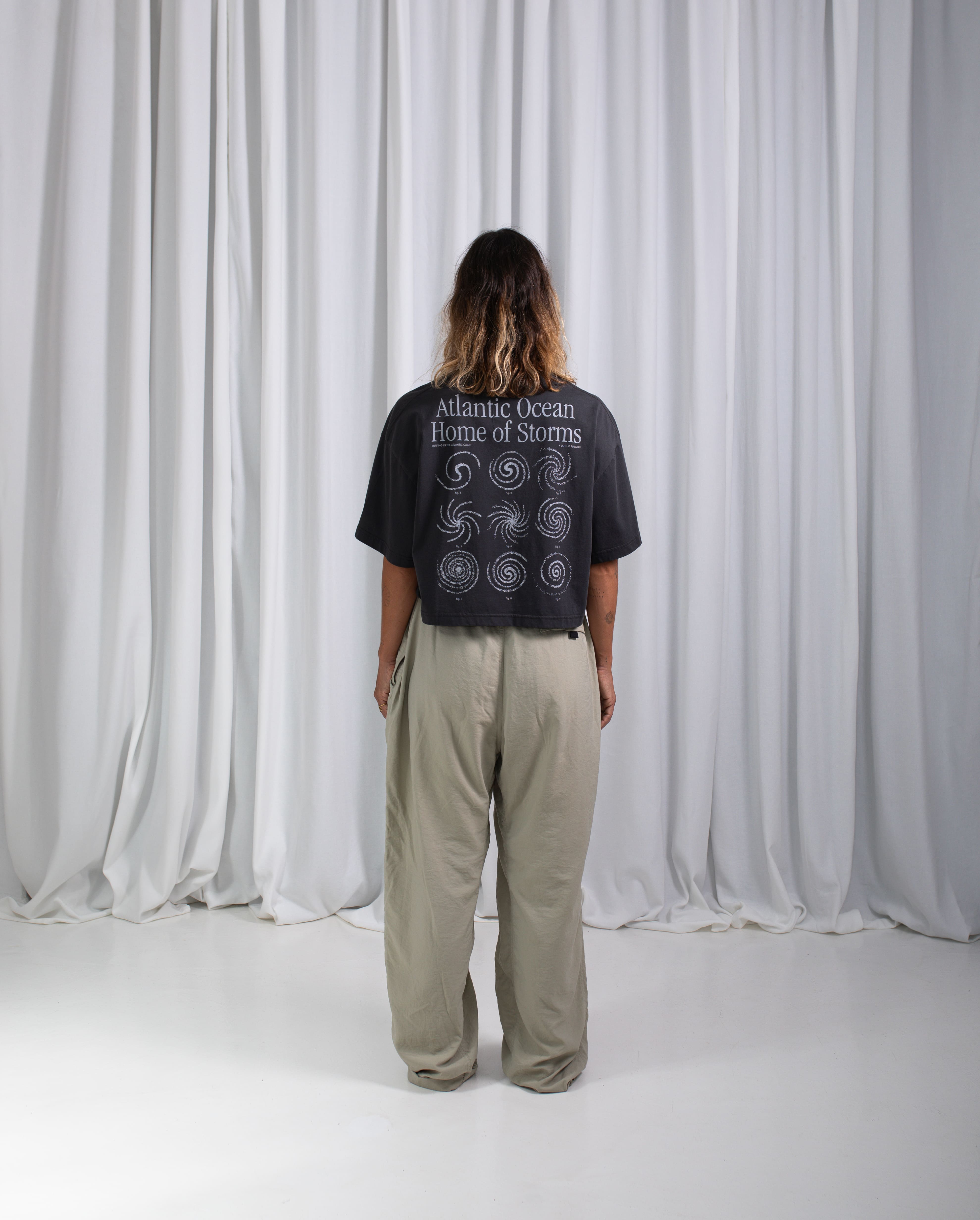 AC Storms Crop T-shirt · Anthracite
