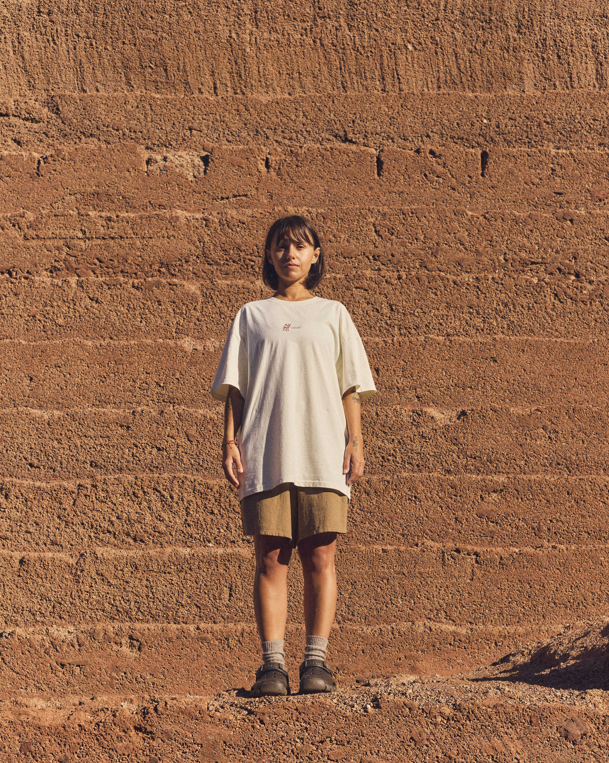 LF · FN Camel T-Shirt · Ecru