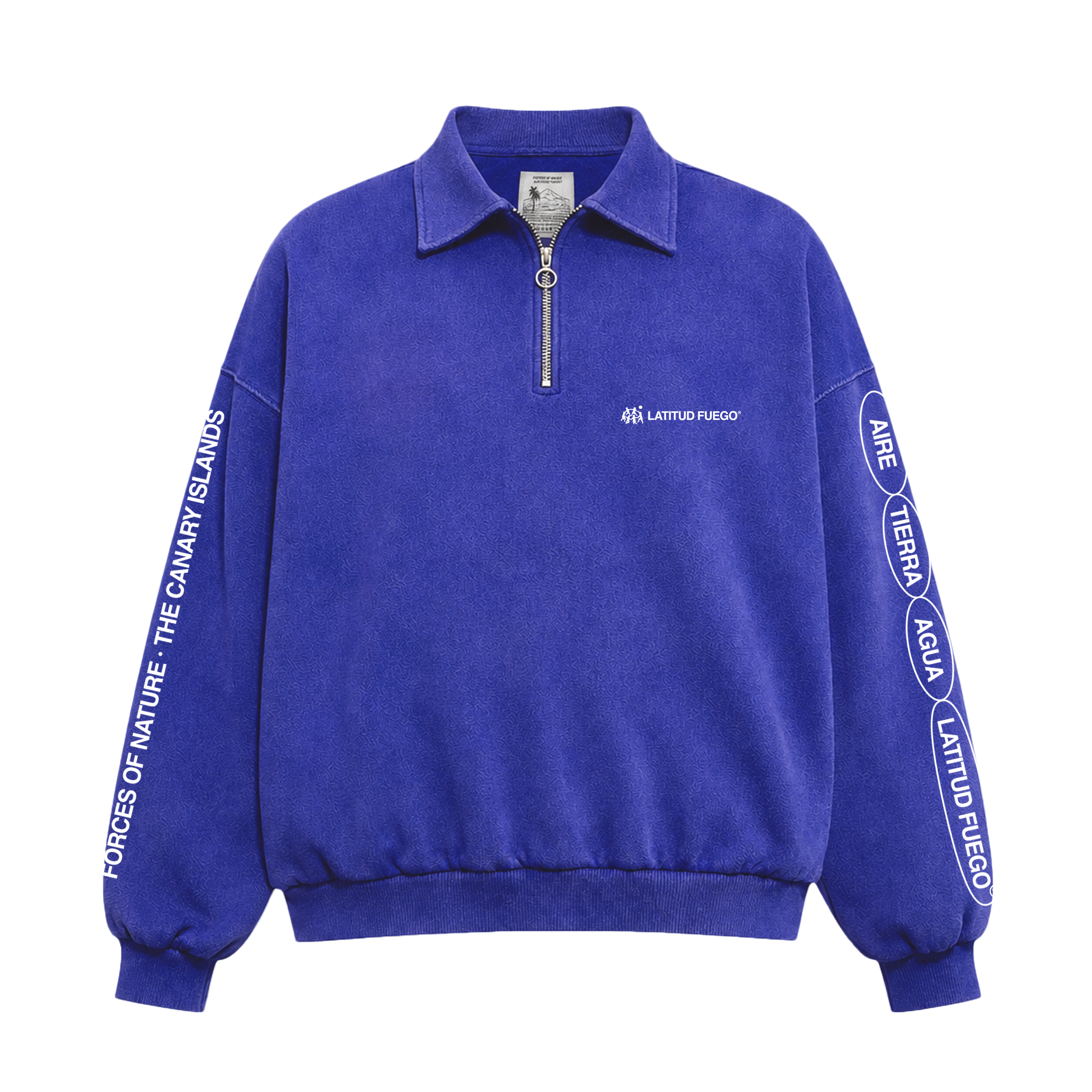 FN Polo Fleece Sweater · Purple Fade out