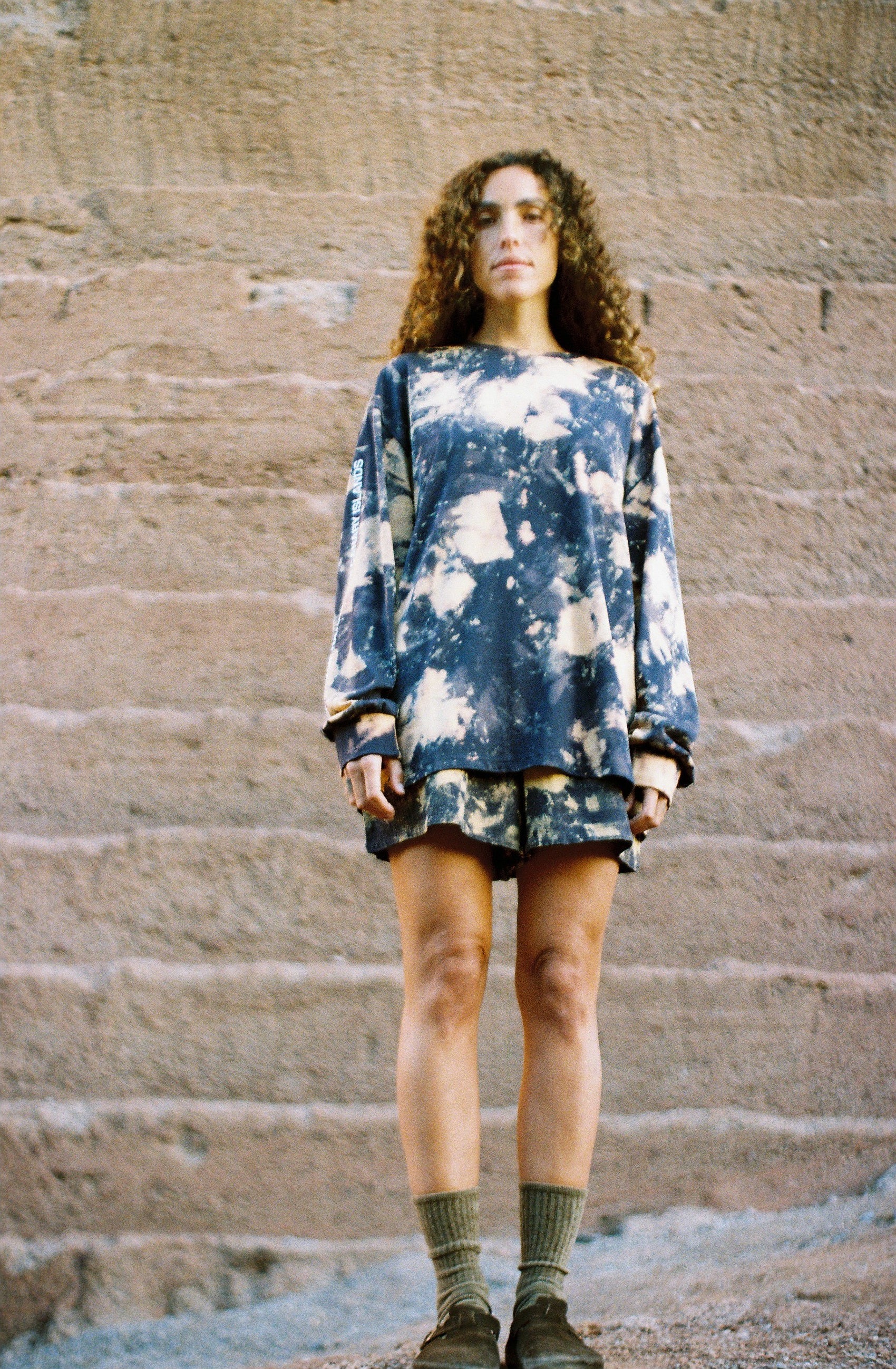 LATITUD FUEGO FN Longsleeve · Tie dye