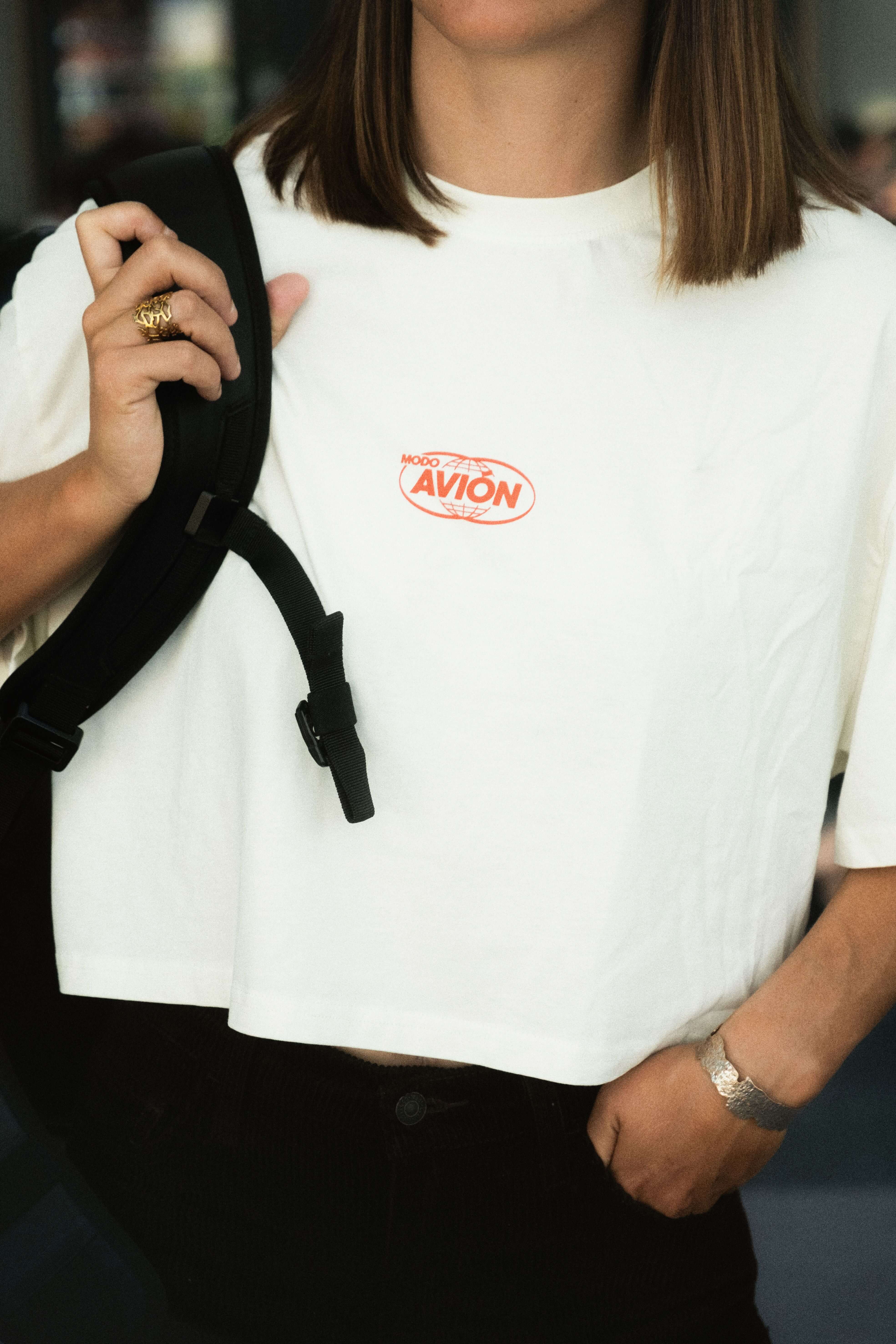 GZ Modo Avión Crop T-shirt · White