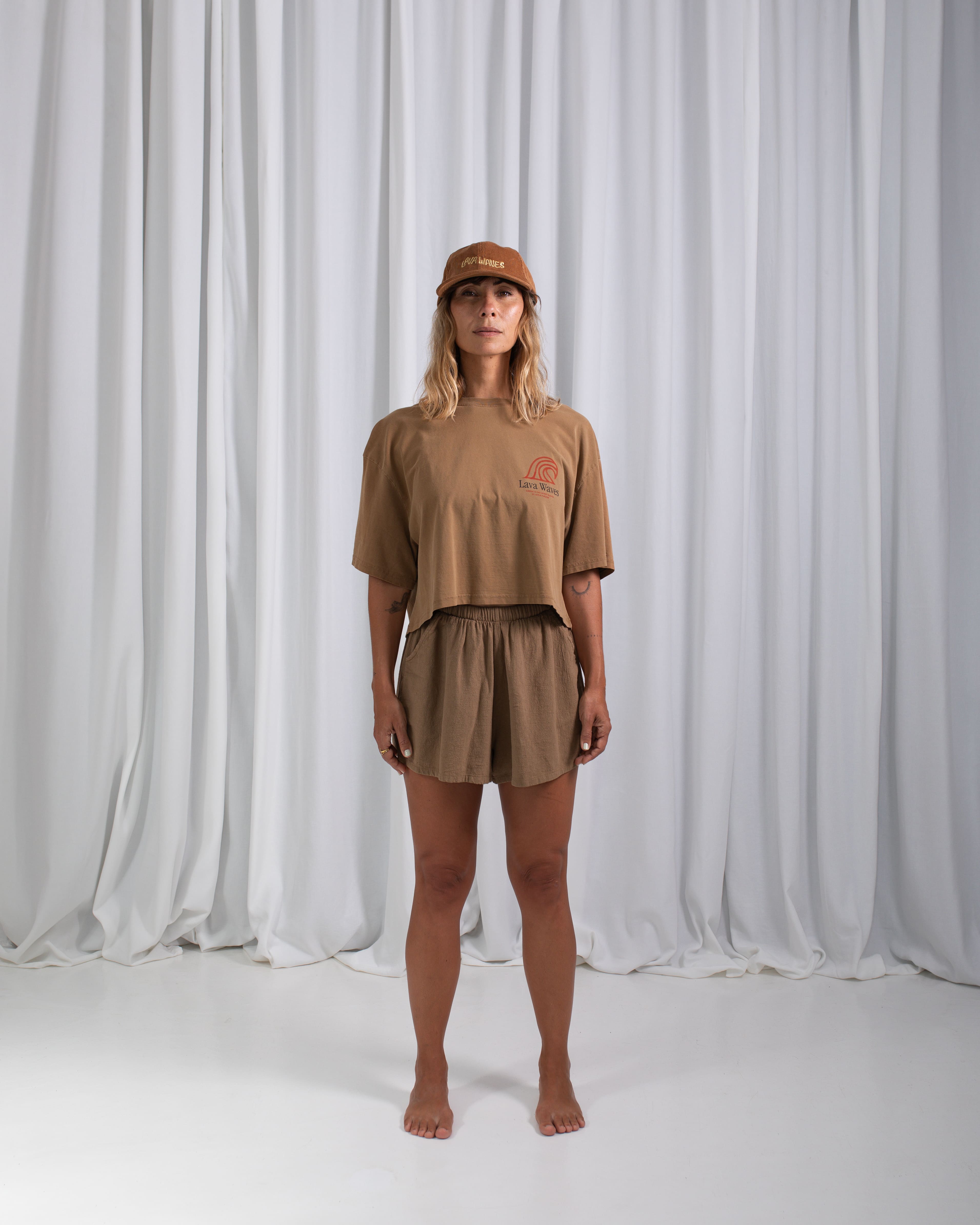 LW Flames Crop T-shirt · Barro