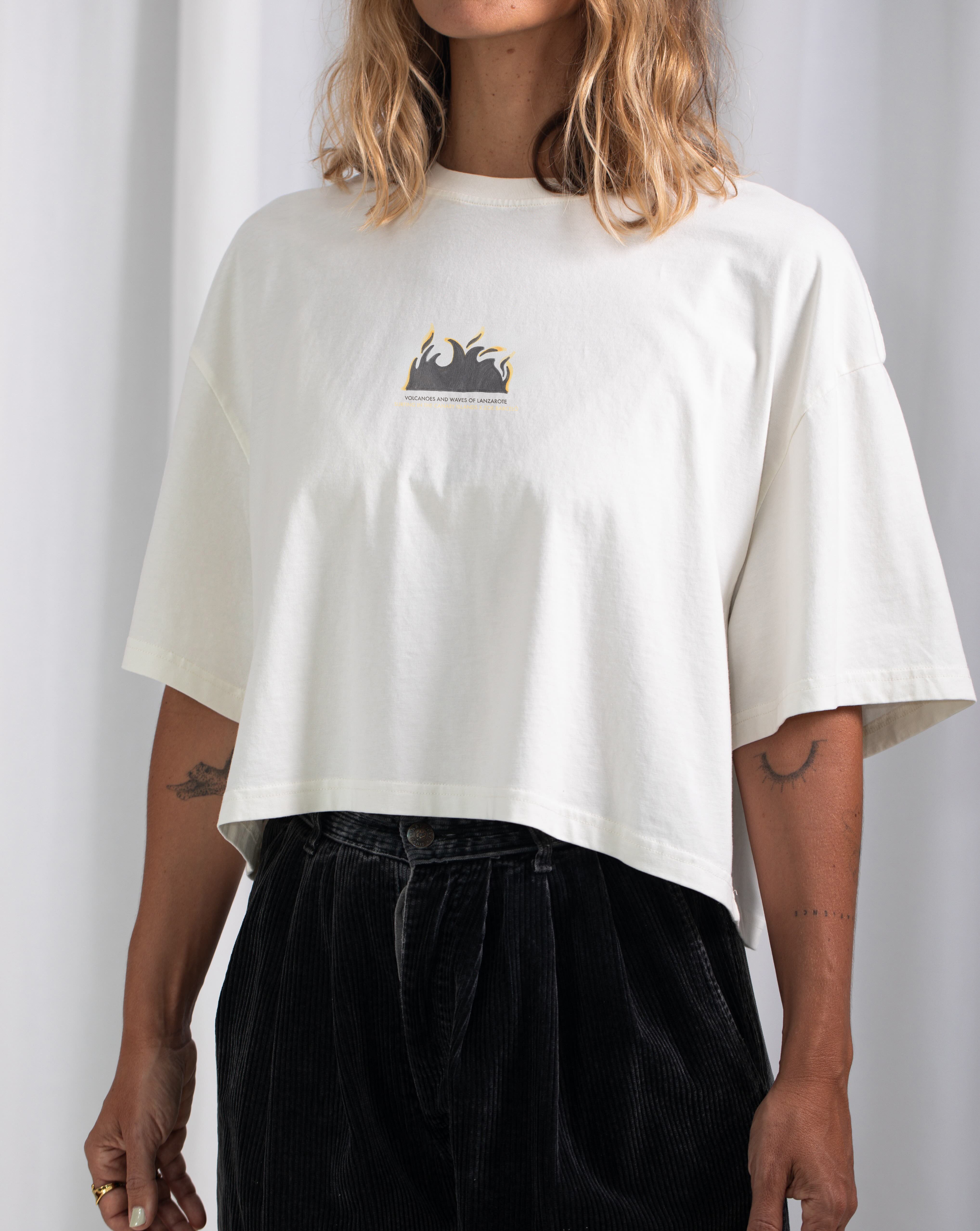 AC Secret Spot Crop T-shirt · Ecru
