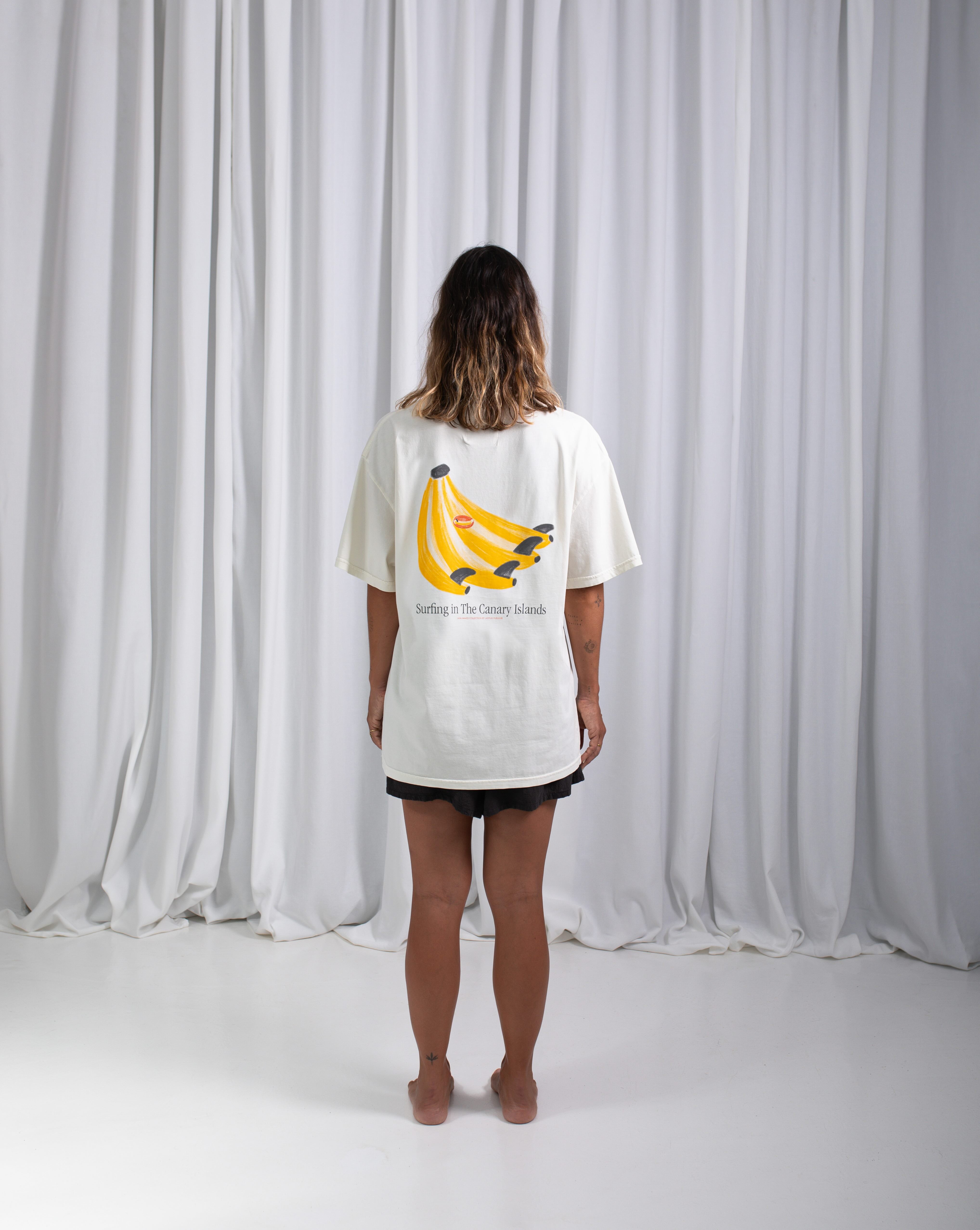 LW Plátanos T-shirt · Ecru