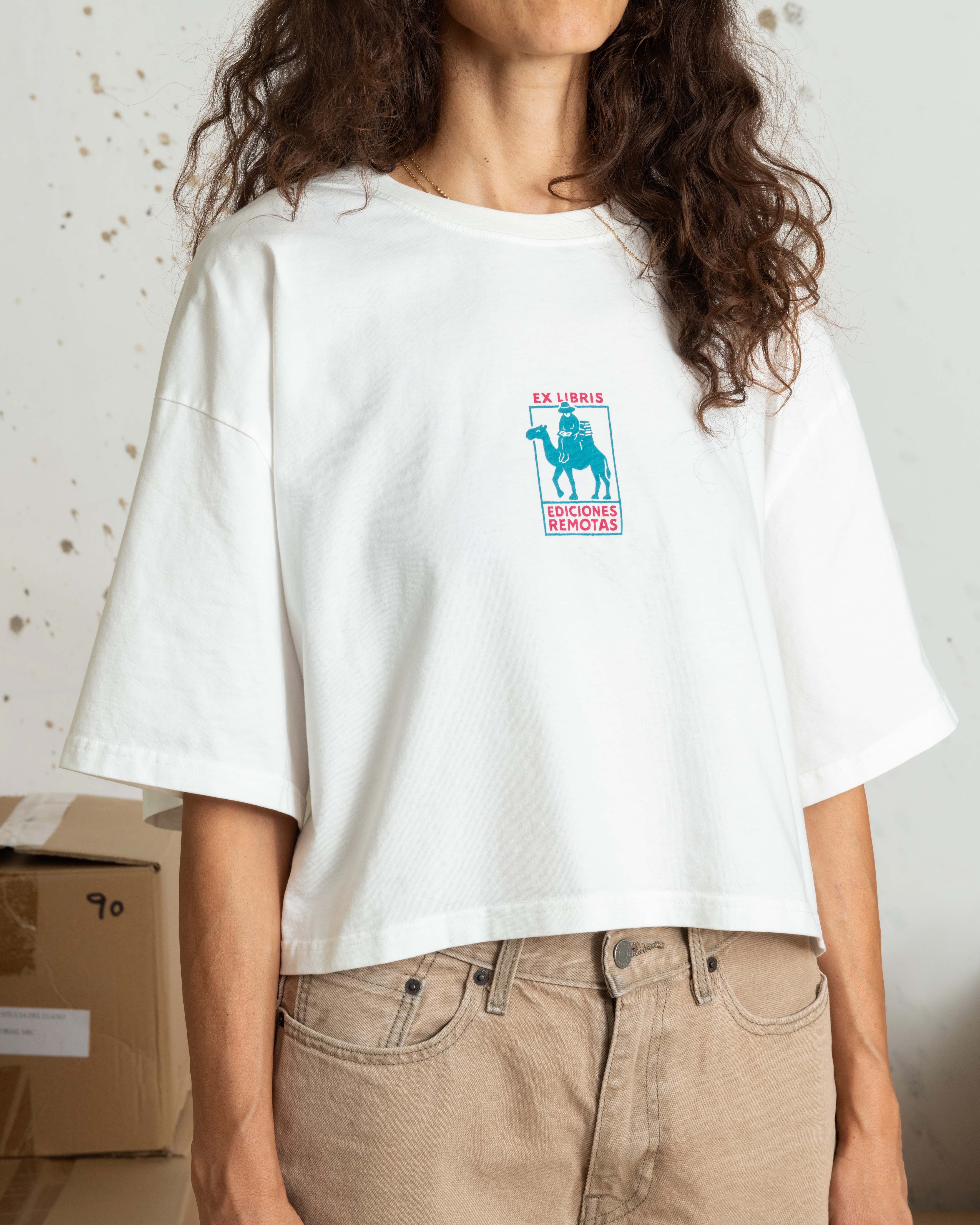 ED Ediciones Remotas Crop T-shirt · White