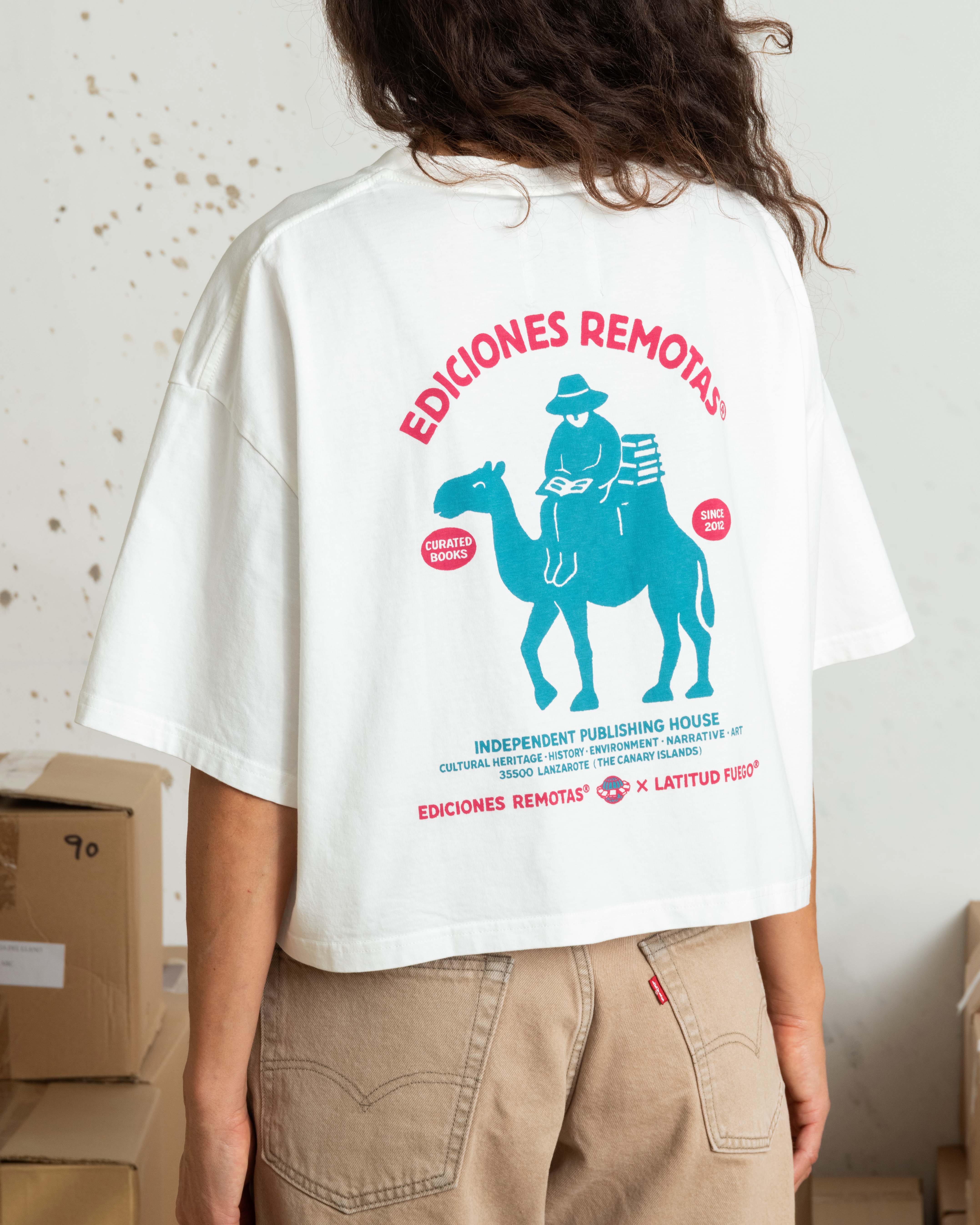 ED Ediciones Remotas Crop T-shirt · White