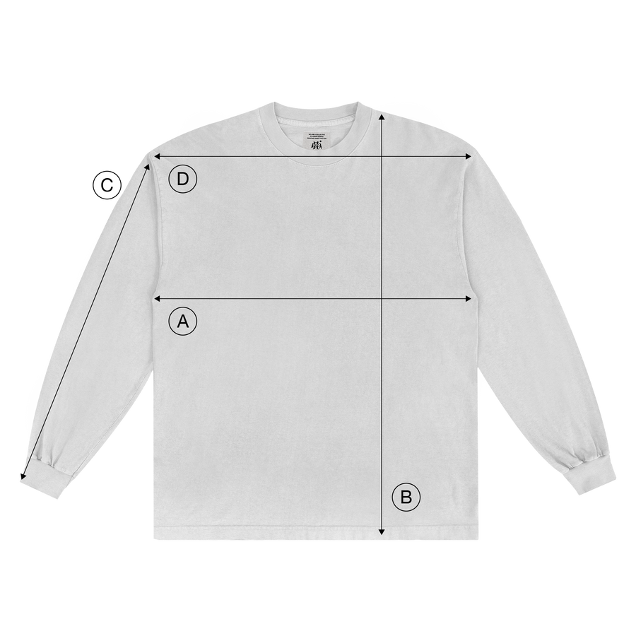 Medidas Camiseta manga larga