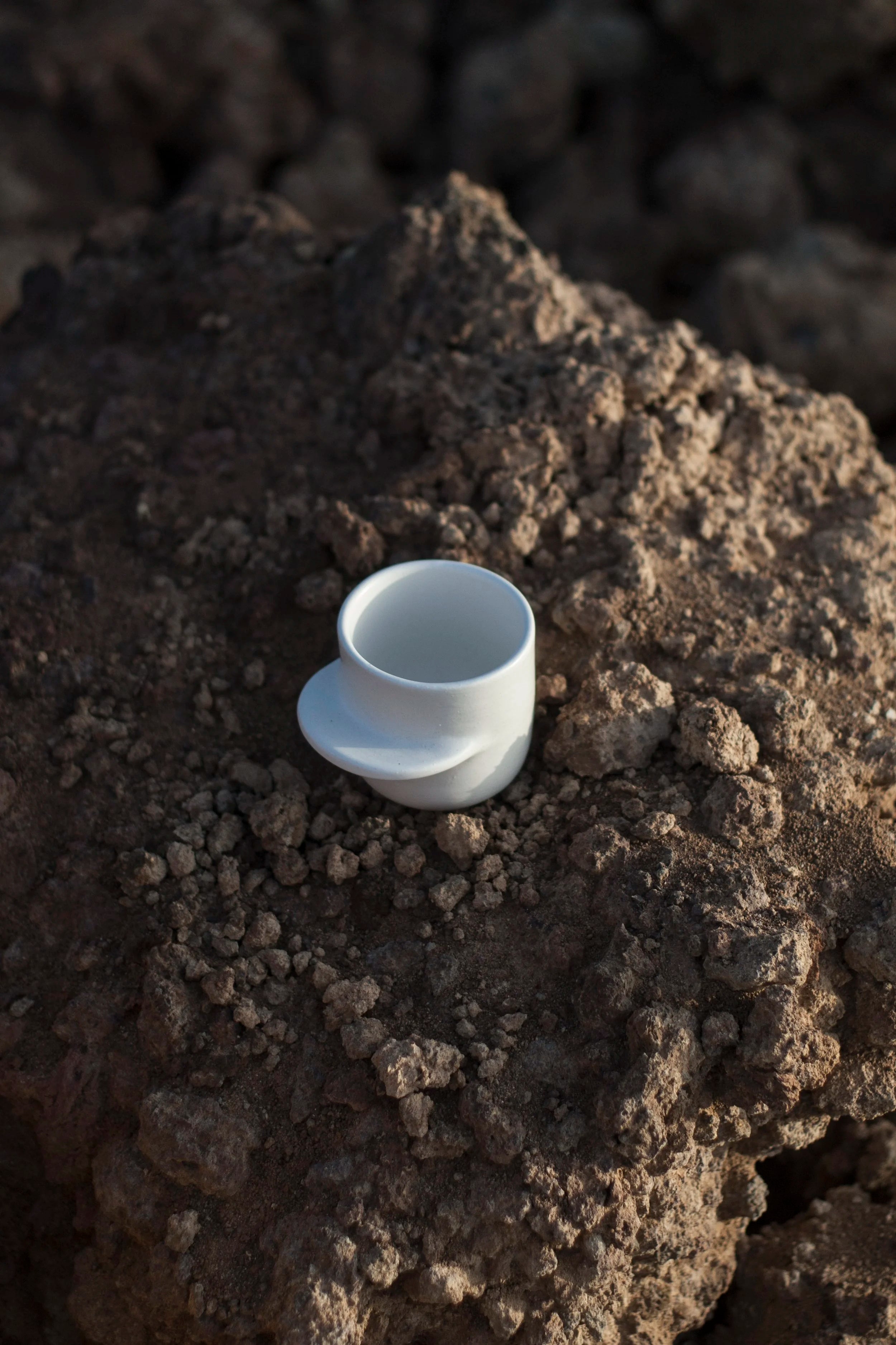Taza 'ESPRESSO' White · middle handle · by un_______espacio